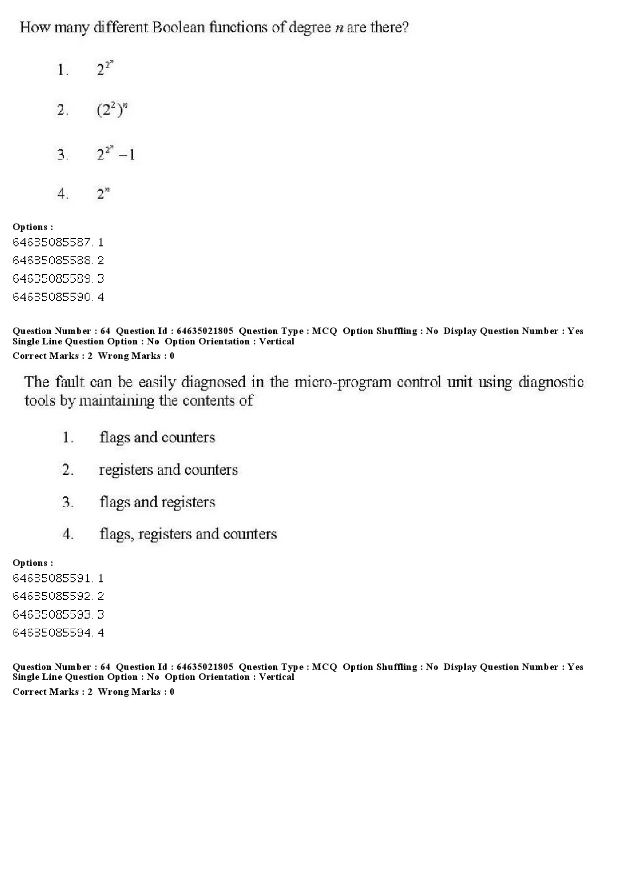 UGC NET Computer Science and Applications Question Paper June 2019 57