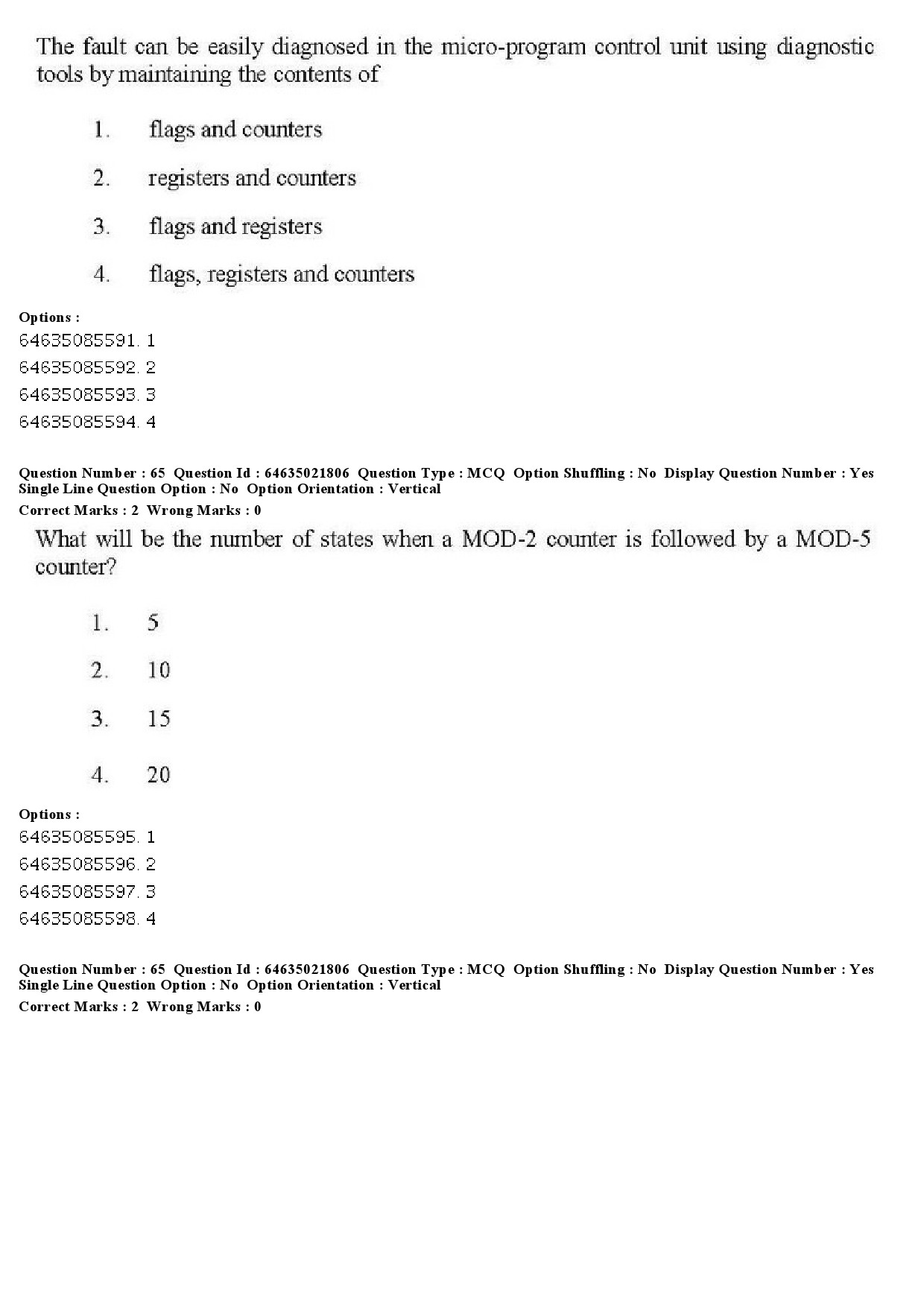 UGC NET Computer Science and Applications Question Paper June 2019 58