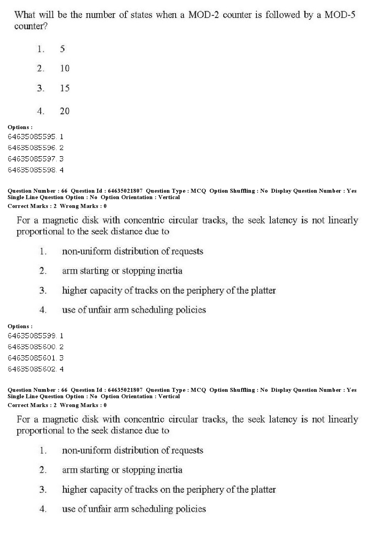 UGC NET Computer Science and Applications Question Paper June 2019 59