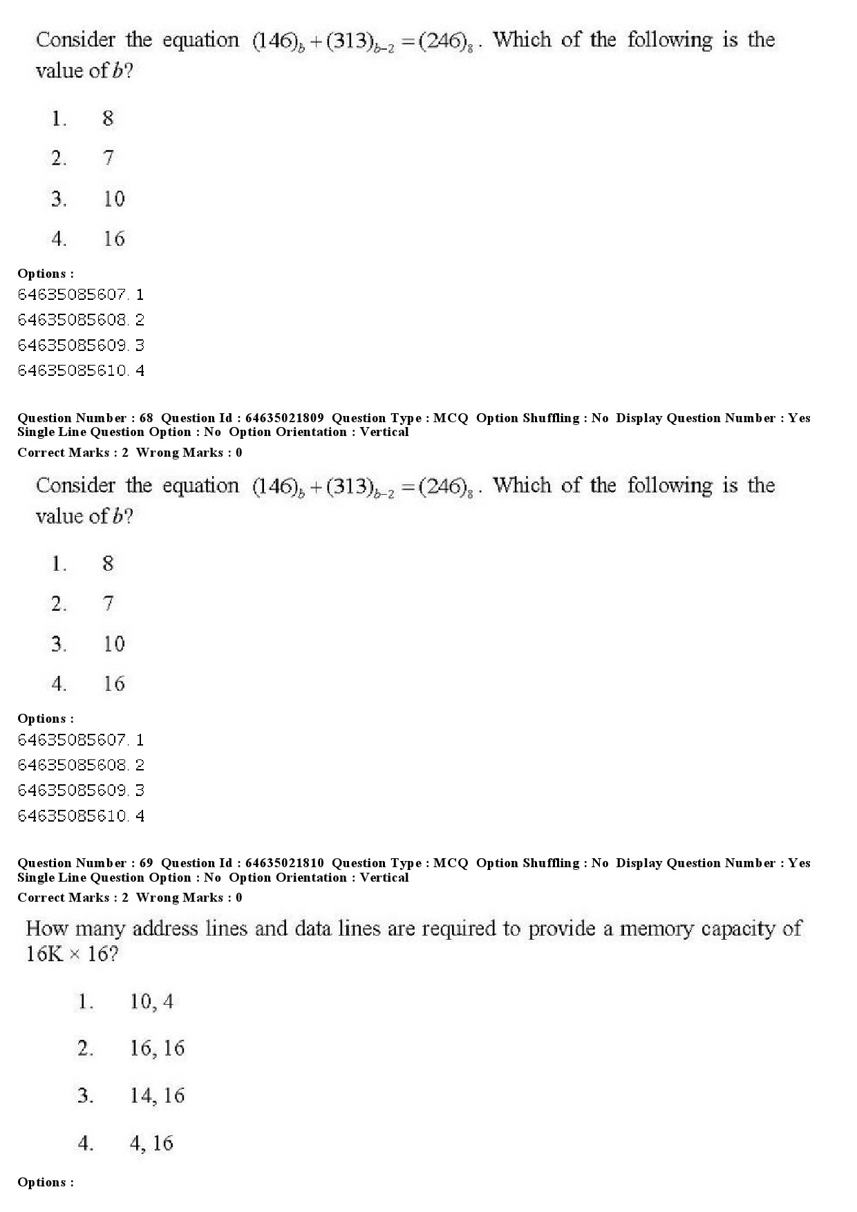 UGC NET Computer Science and Applications Question Paper June 2019 61