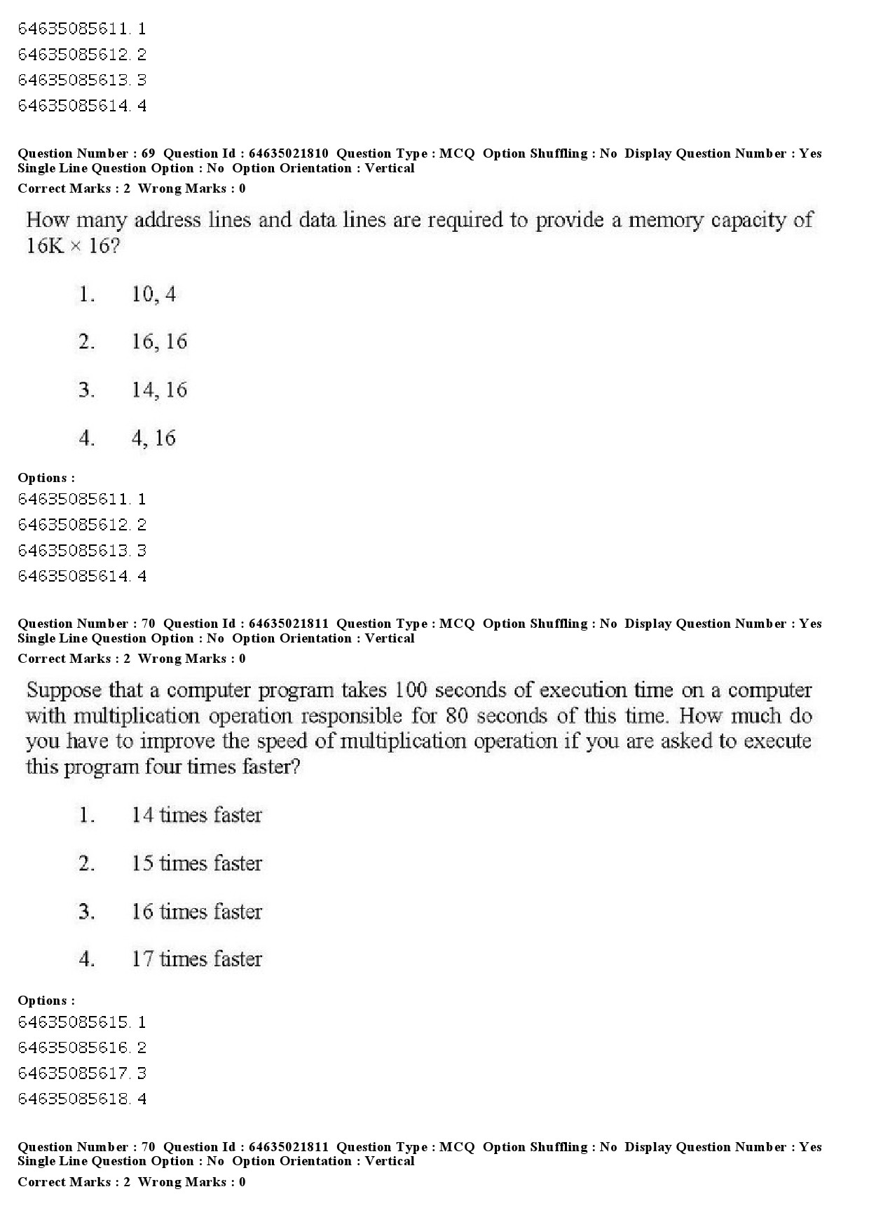 UGC NET Computer Science and Applications Question Paper June 2019 62