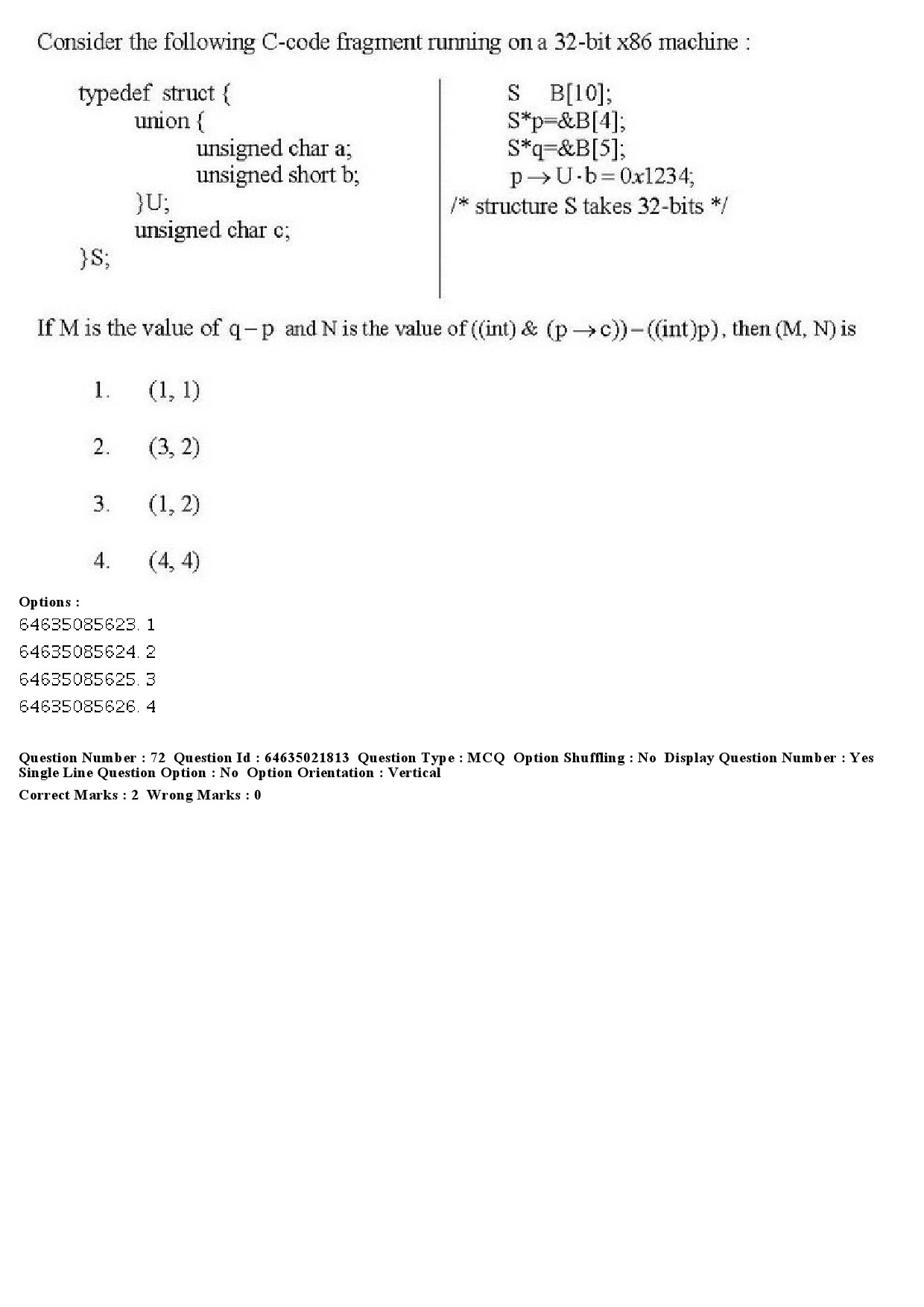 UGC NET Computer Science and Applications Question Paper June 2019 66