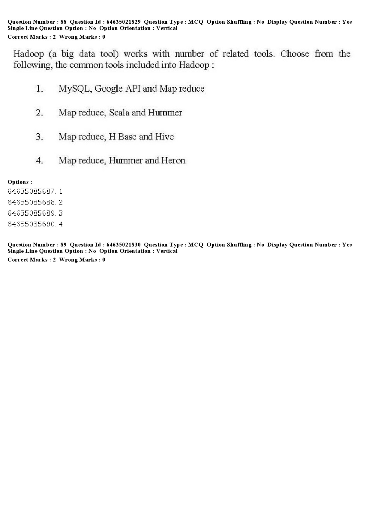 UGC NET Computer Science and Applications Question Paper June 2019 88