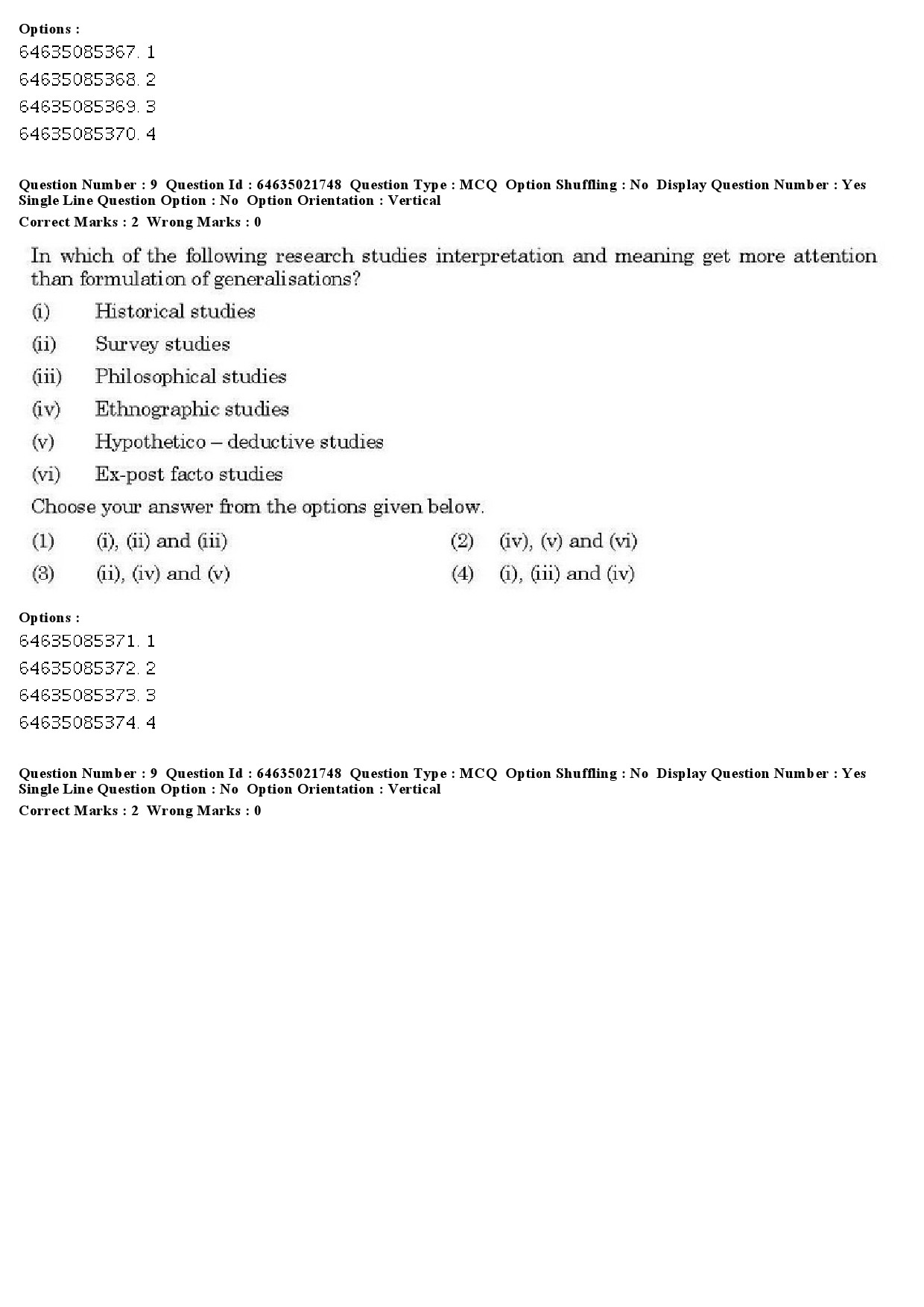 UGC NET Computer Science and Applications Question Paper June 2019 9