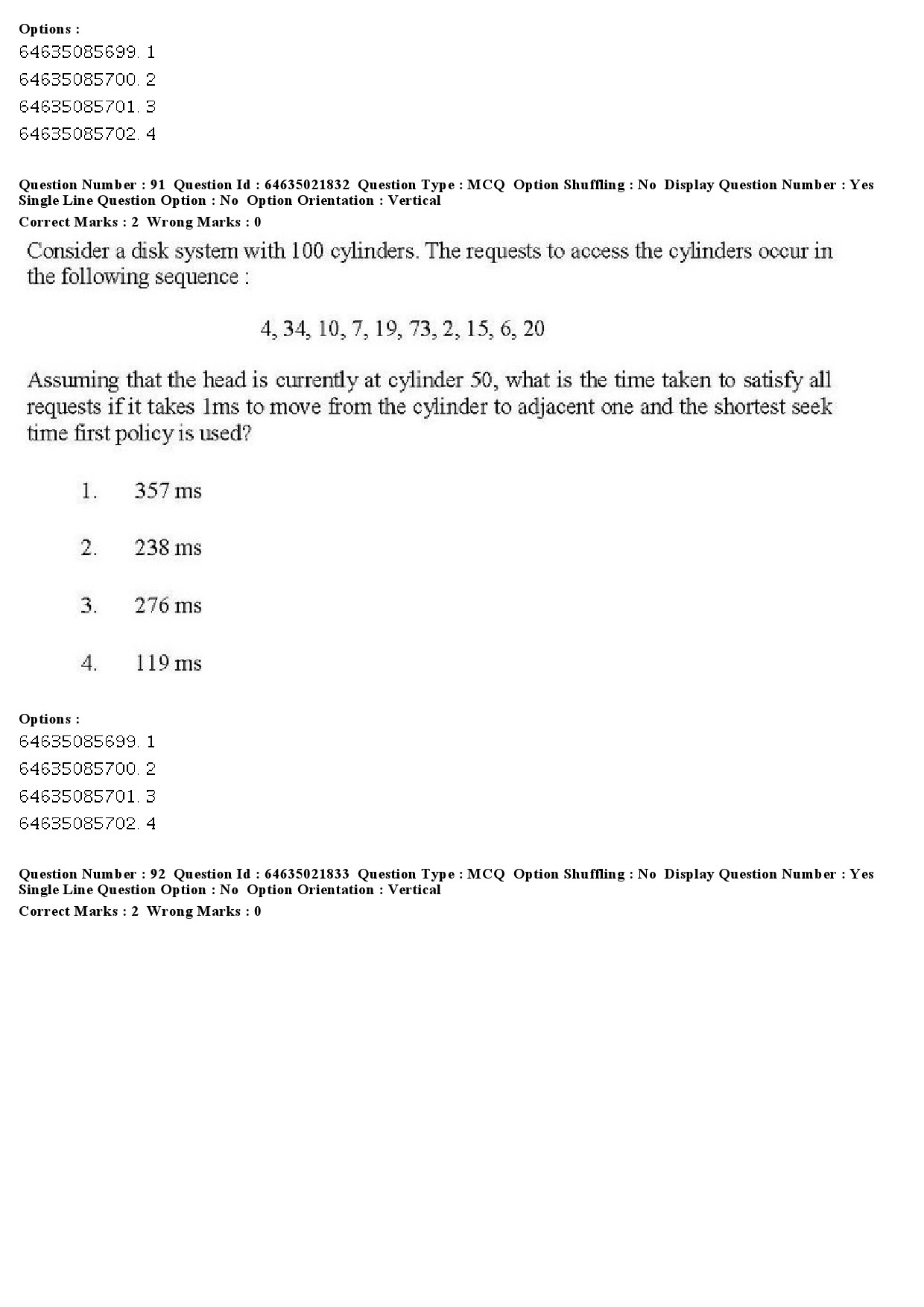 UGC NET Computer Science and Applications Question Paper June 2019 93