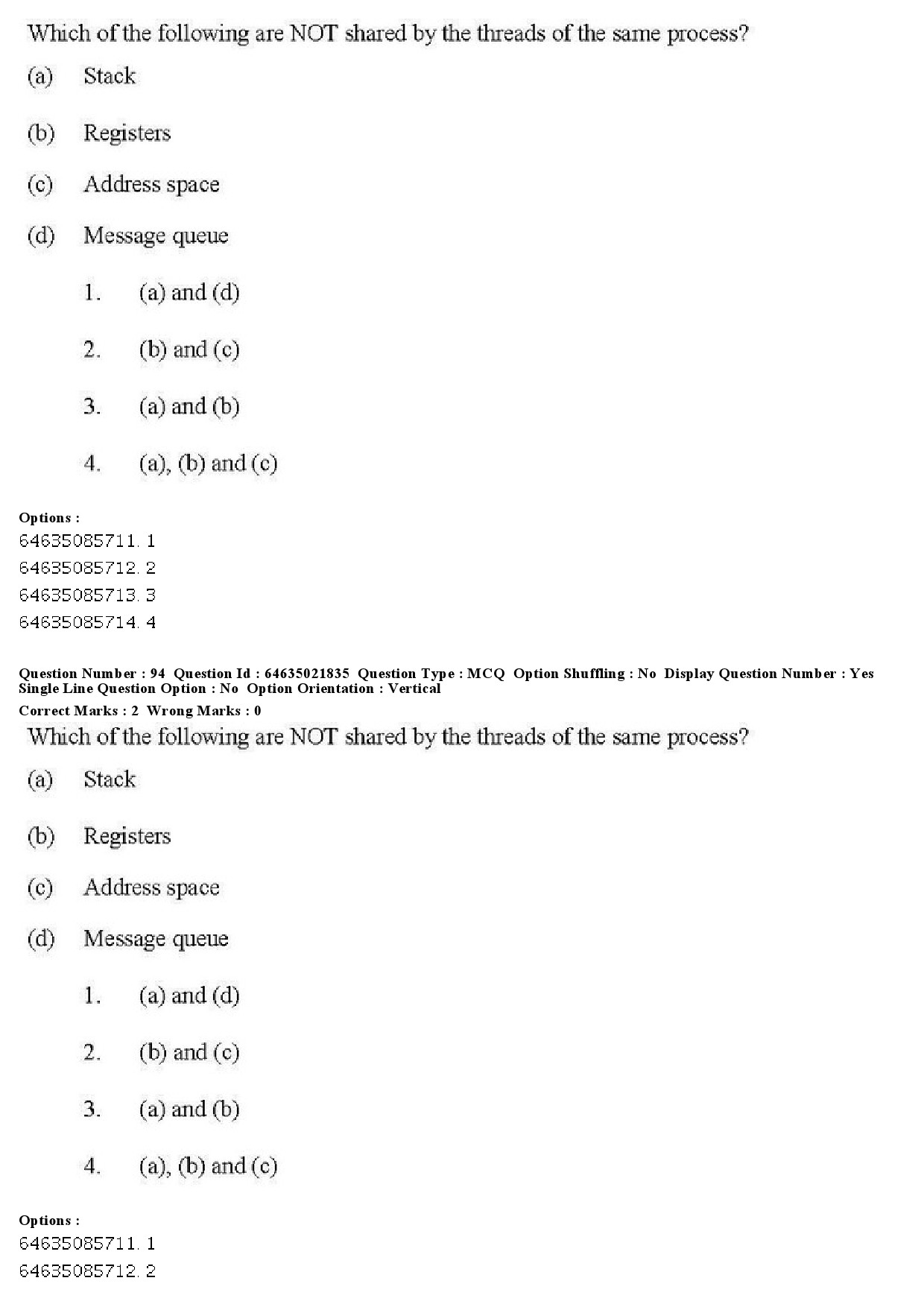 UGC NET Computer Science and Applications Question Paper June 2019 97