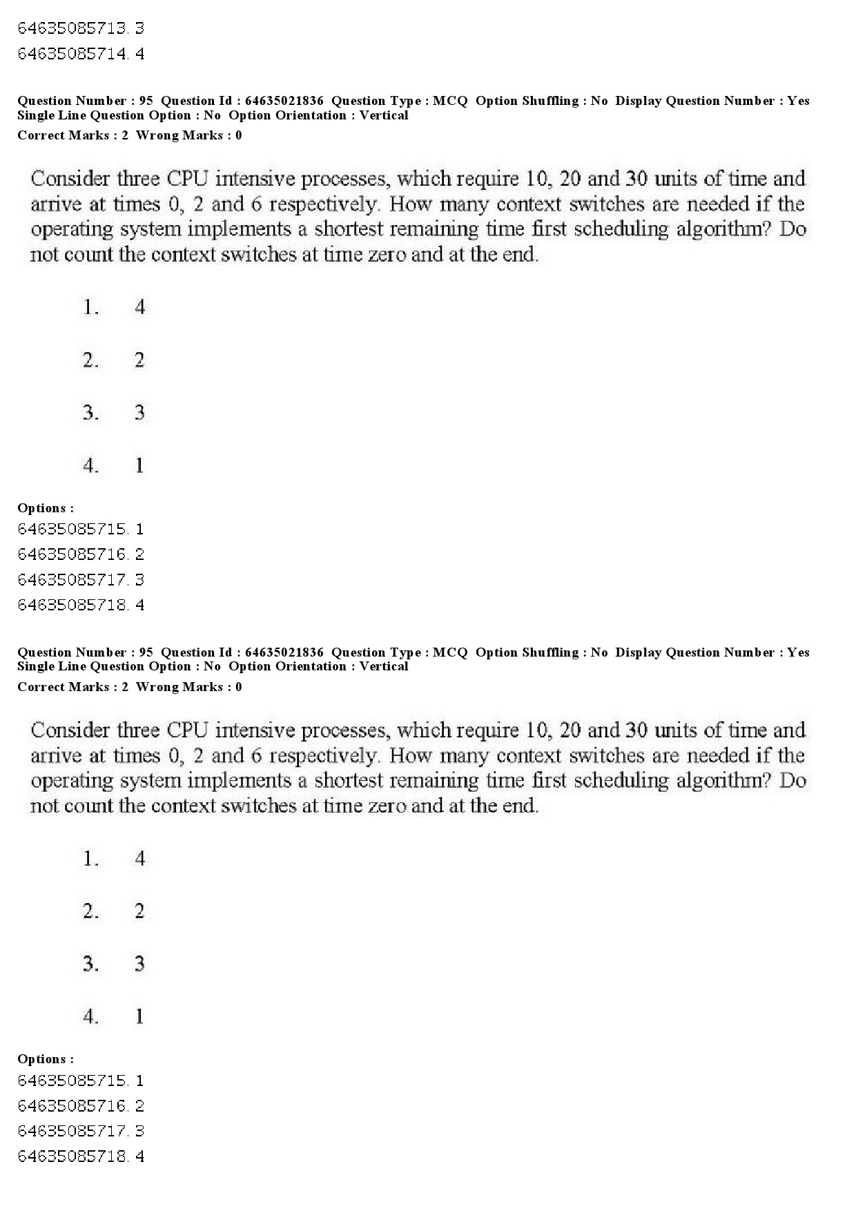 UGC NET Computer Science and Applications Question Paper June 2019 98