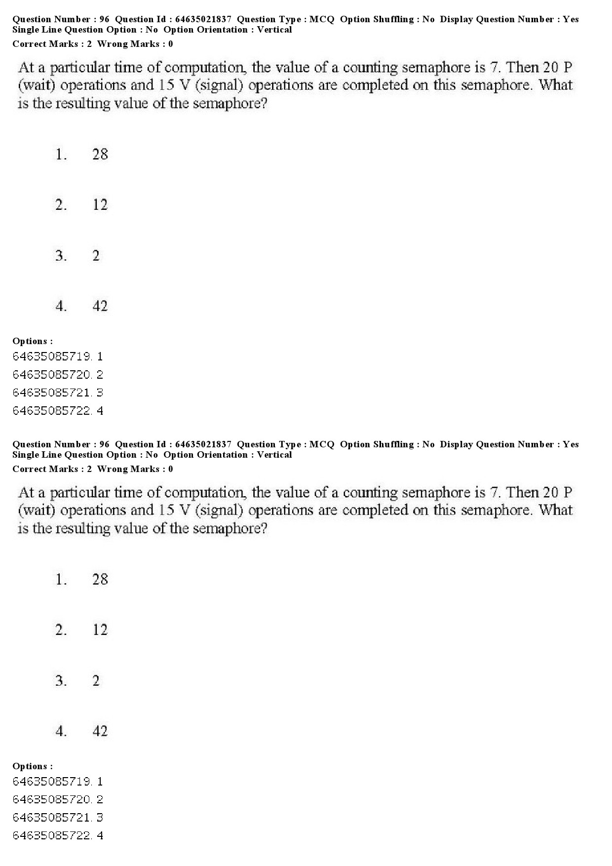 UGC NET Computer Science and Applications Question Paper June 2019 99