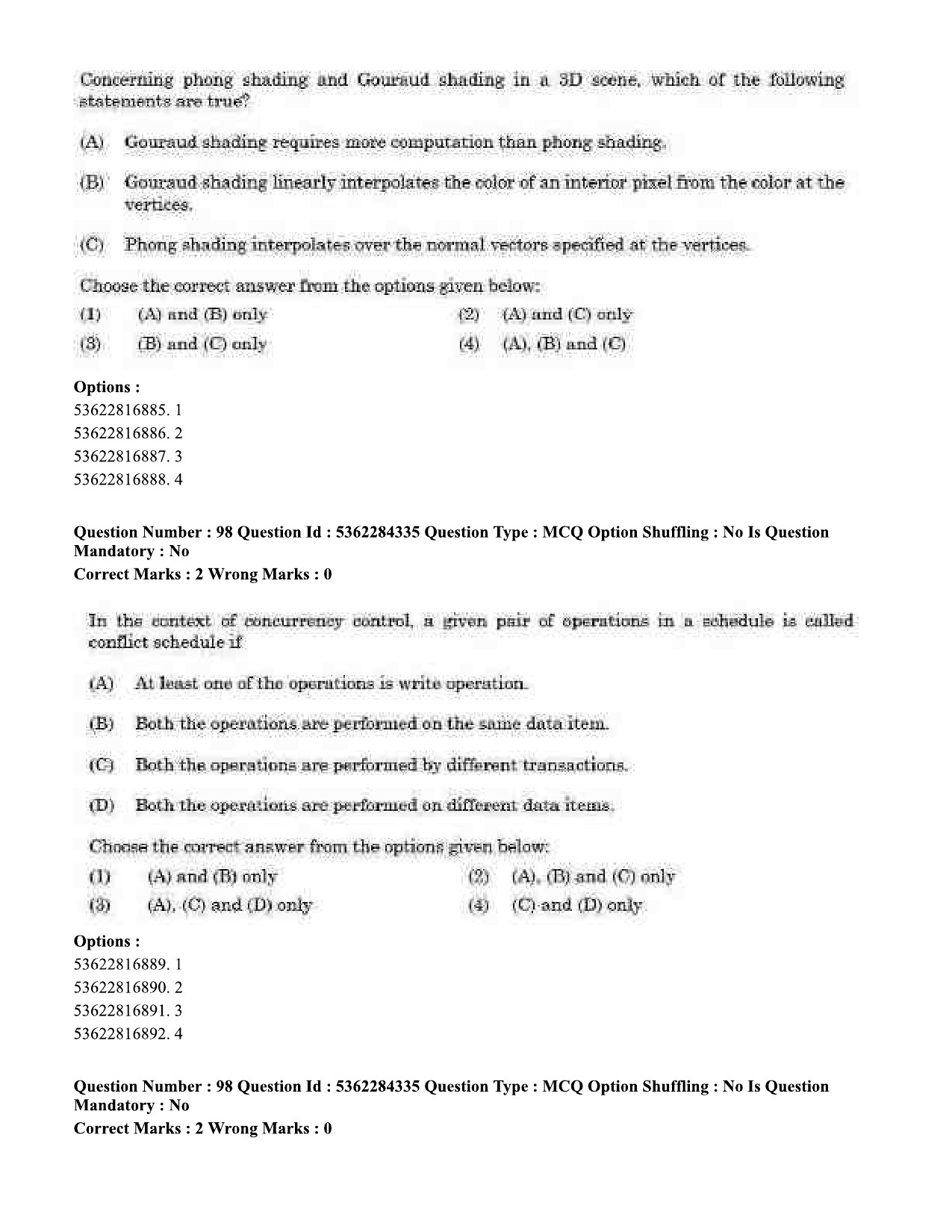 UGC NET Computer Science and Applications Question Paper September 2020 102