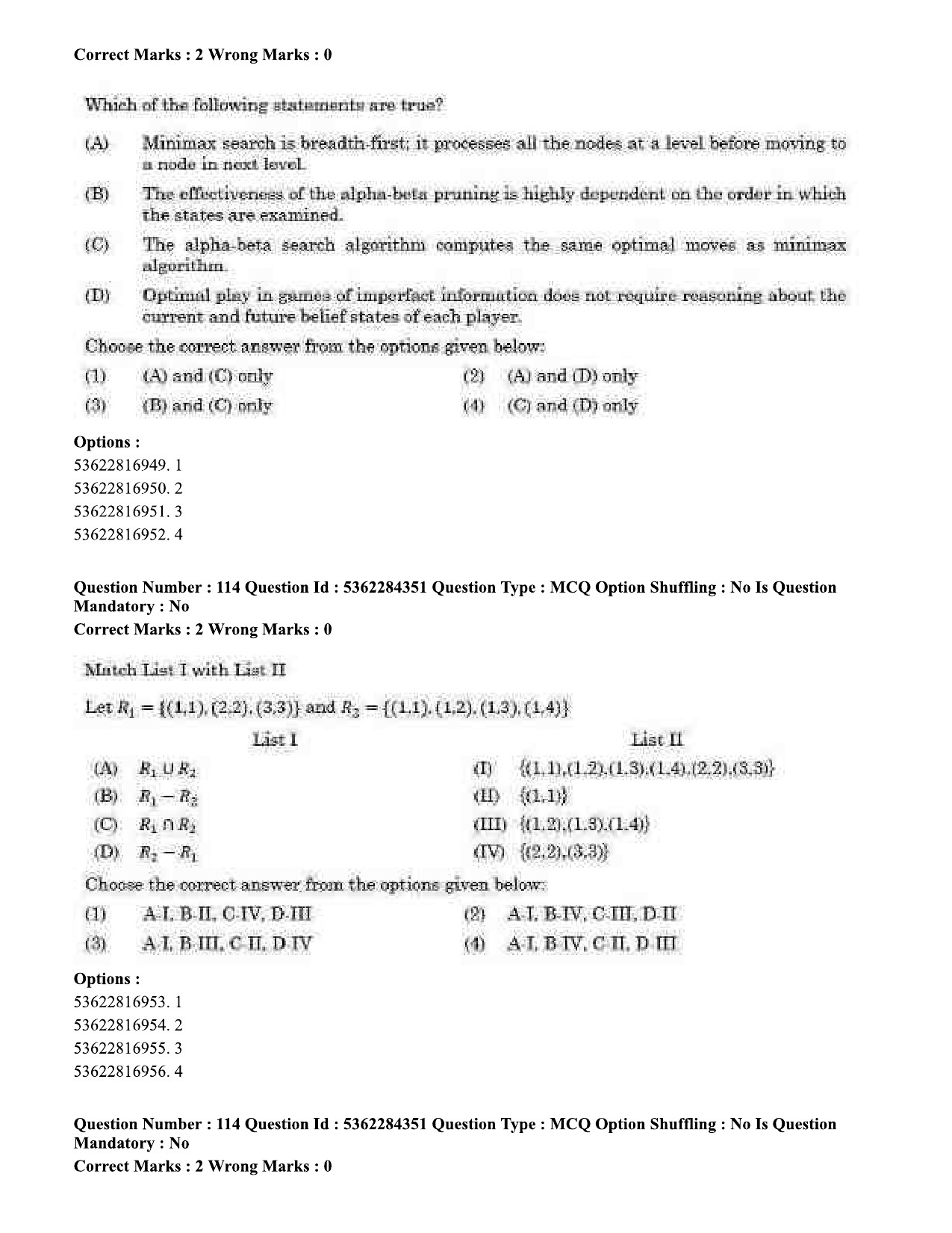 UGC NET Computer Science and Applications Question Paper September 2020 118