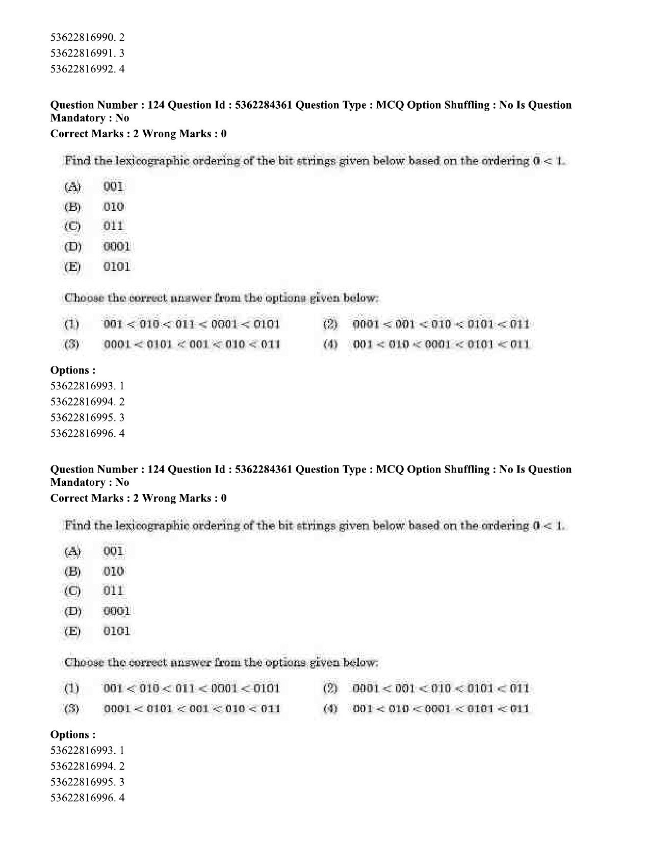 UGC NET Computer Science and Applications Question Paper September 2020 132