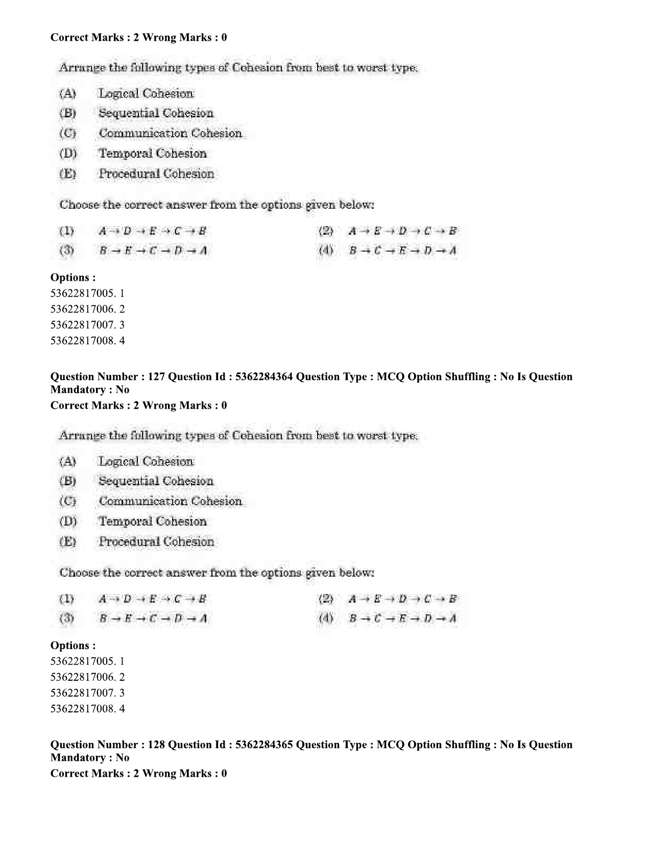 UGC NET Computer Science and Applications Question Paper September 2020 135