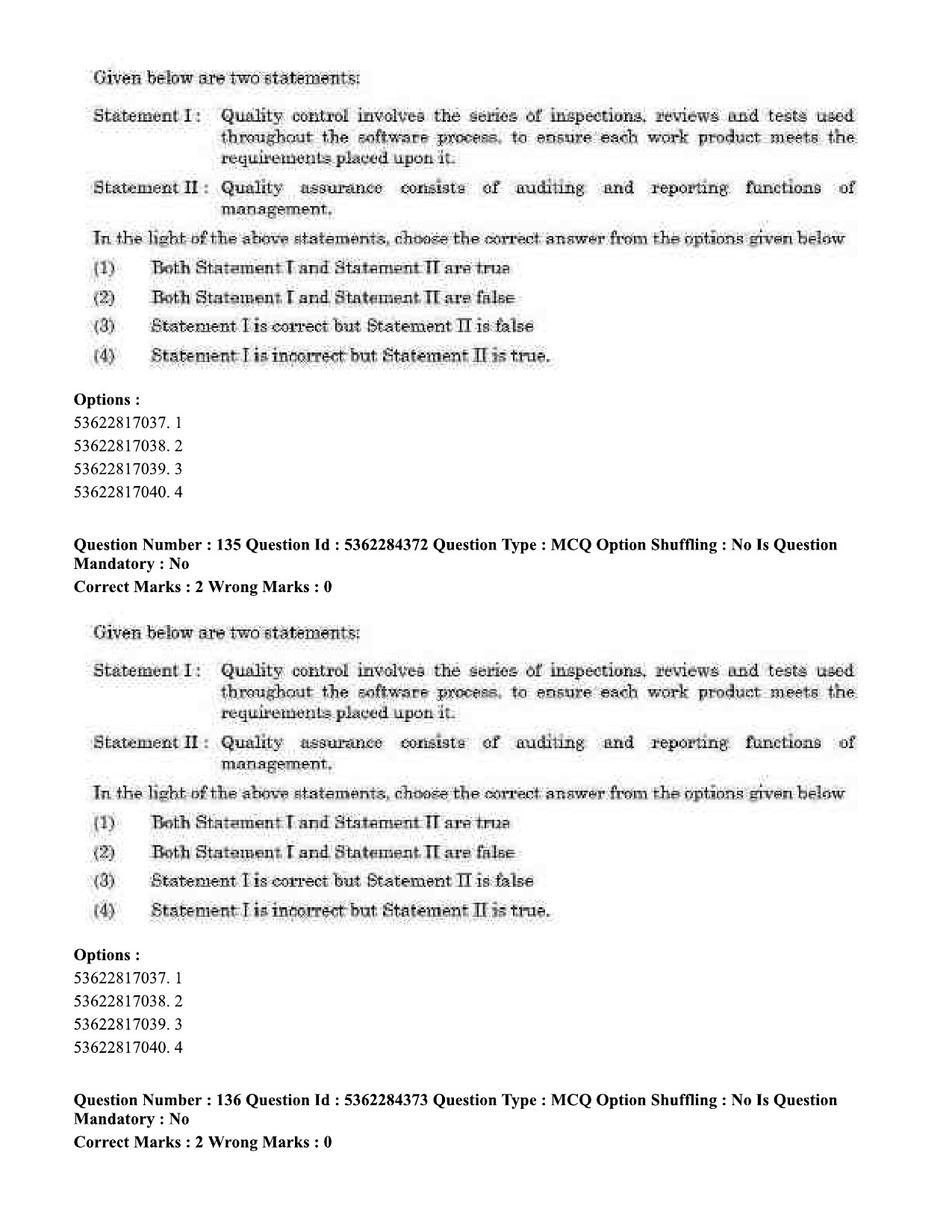 UGC NET Computer Science and Applications Question Paper September 2020 144