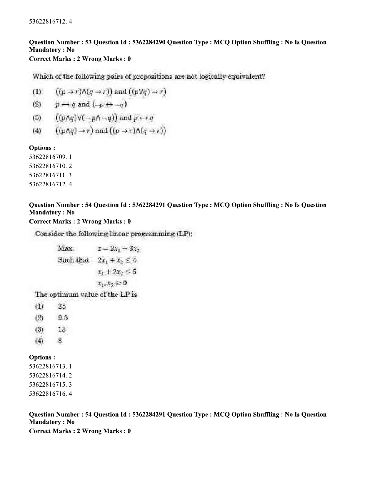 UGC NET Computer Science and Applications Question Paper September 2020 64