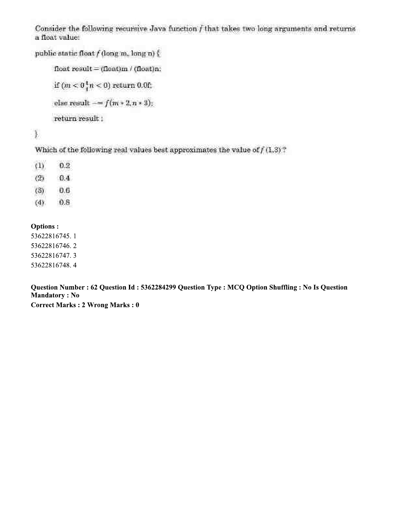 UGC NET Computer Science and Applications Question Paper September 2020 73