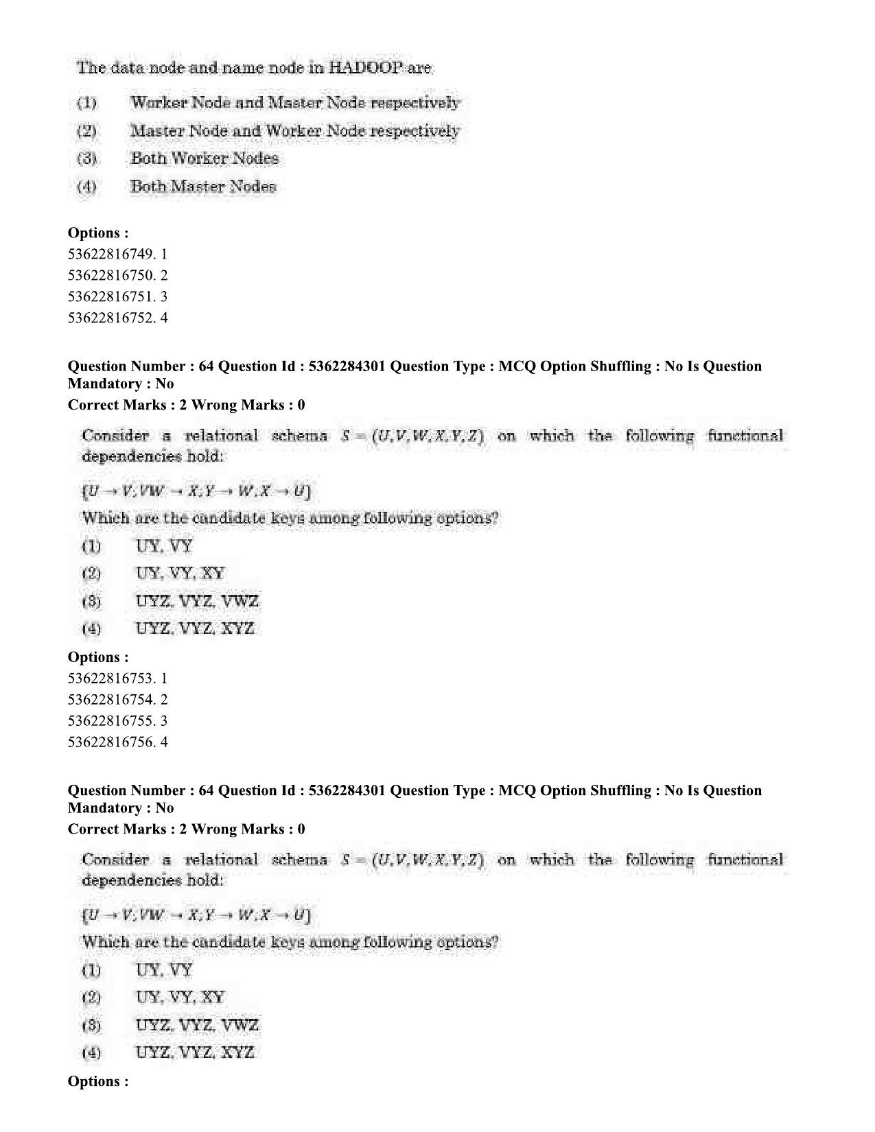 UGC NET Computer Science and Applications Question Paper September 2020 75