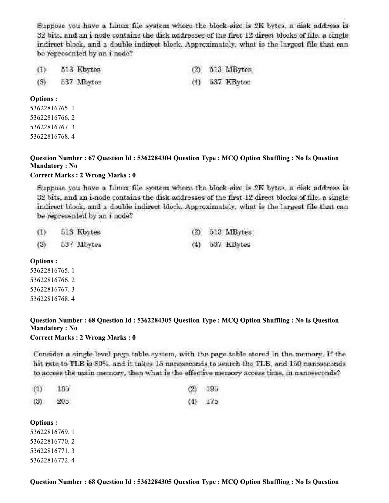 UGC NET Computer Science and Applications Question Paper September 2020 78