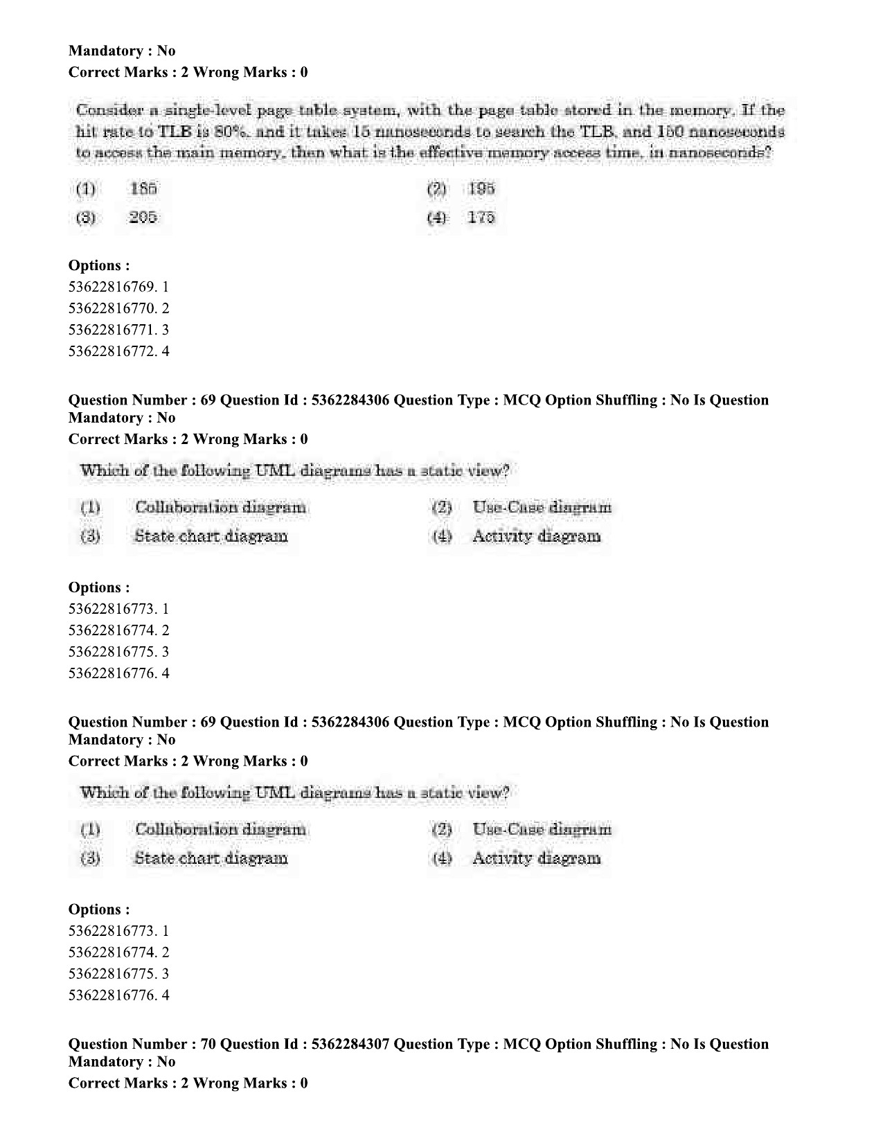 UGC NET Computer Science and Applications Question Paper September 2020 79