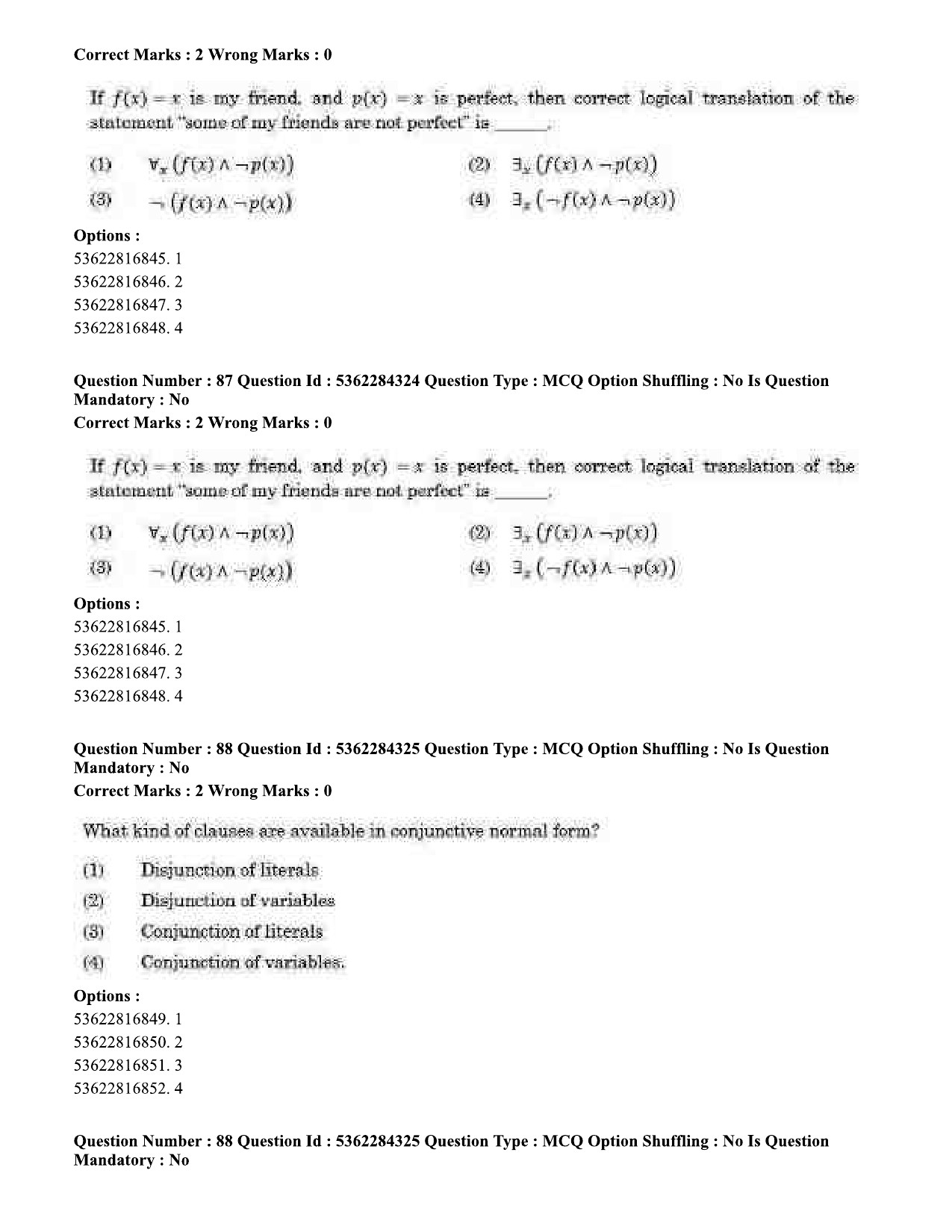 UGC NET Computer Science and Applications Question Paper September 2020 92