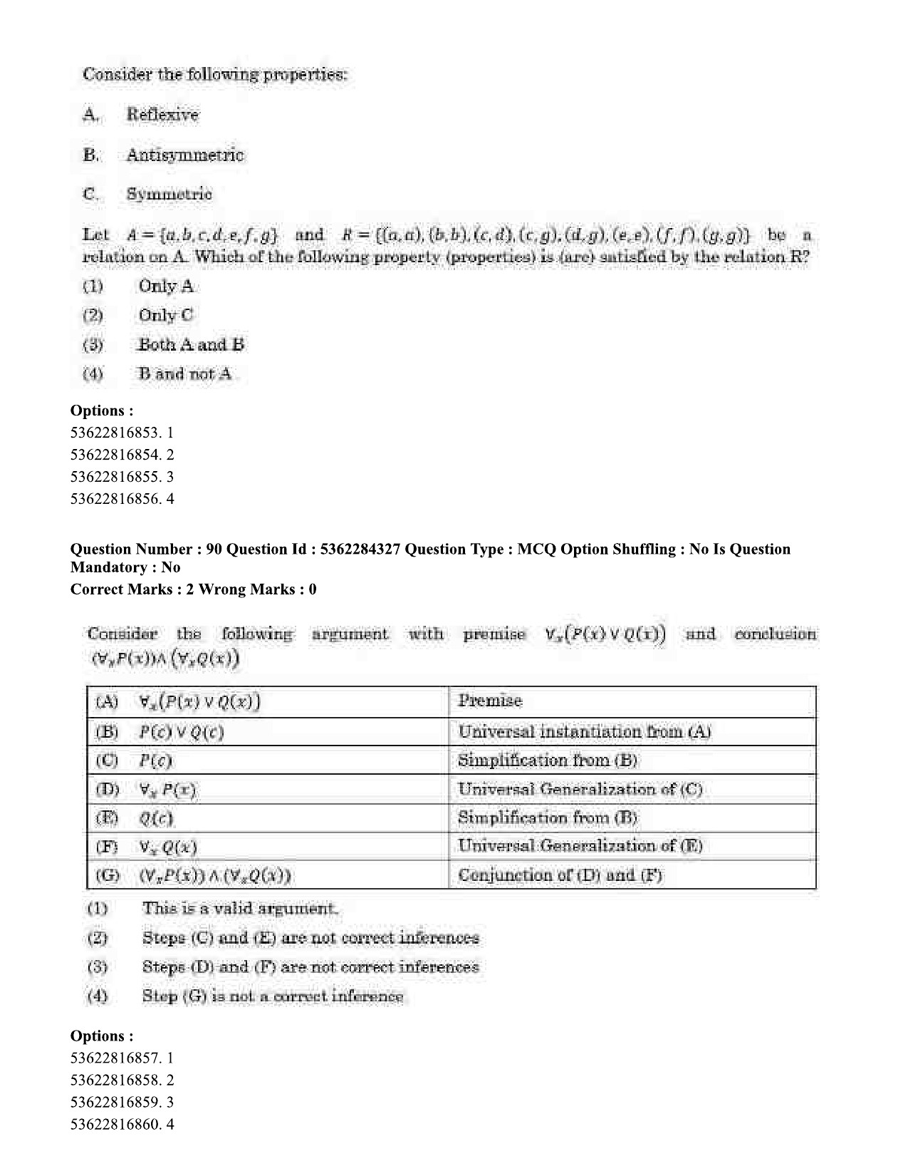 UGC NET Computer Science and Applications Question Paper September 2020 94