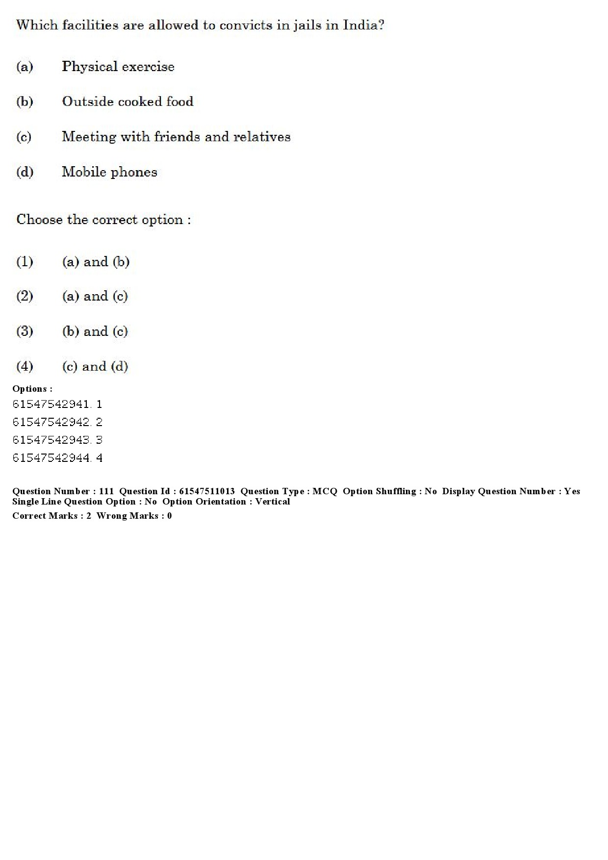 UGC NET Criminology Question Paper December 2019 101