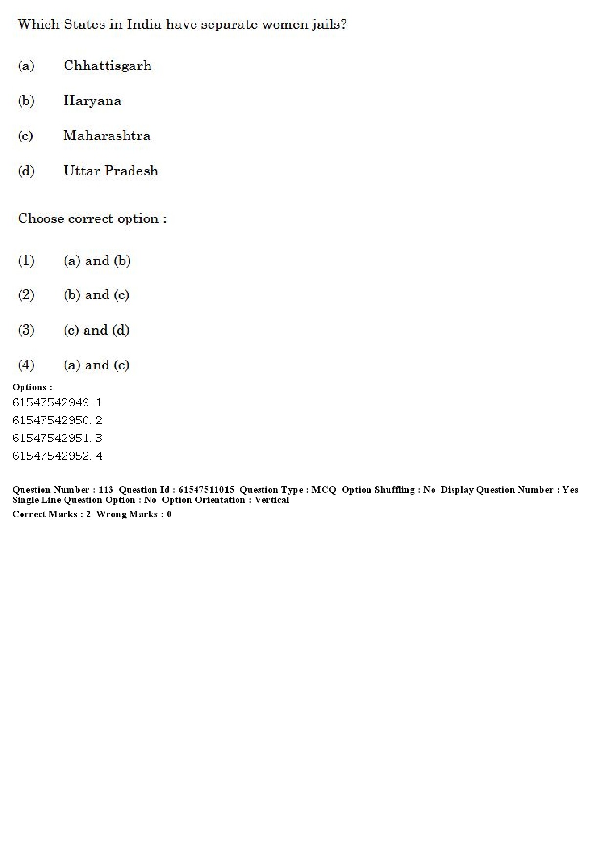 UGC NET Criminology Question Paper December 2019 105