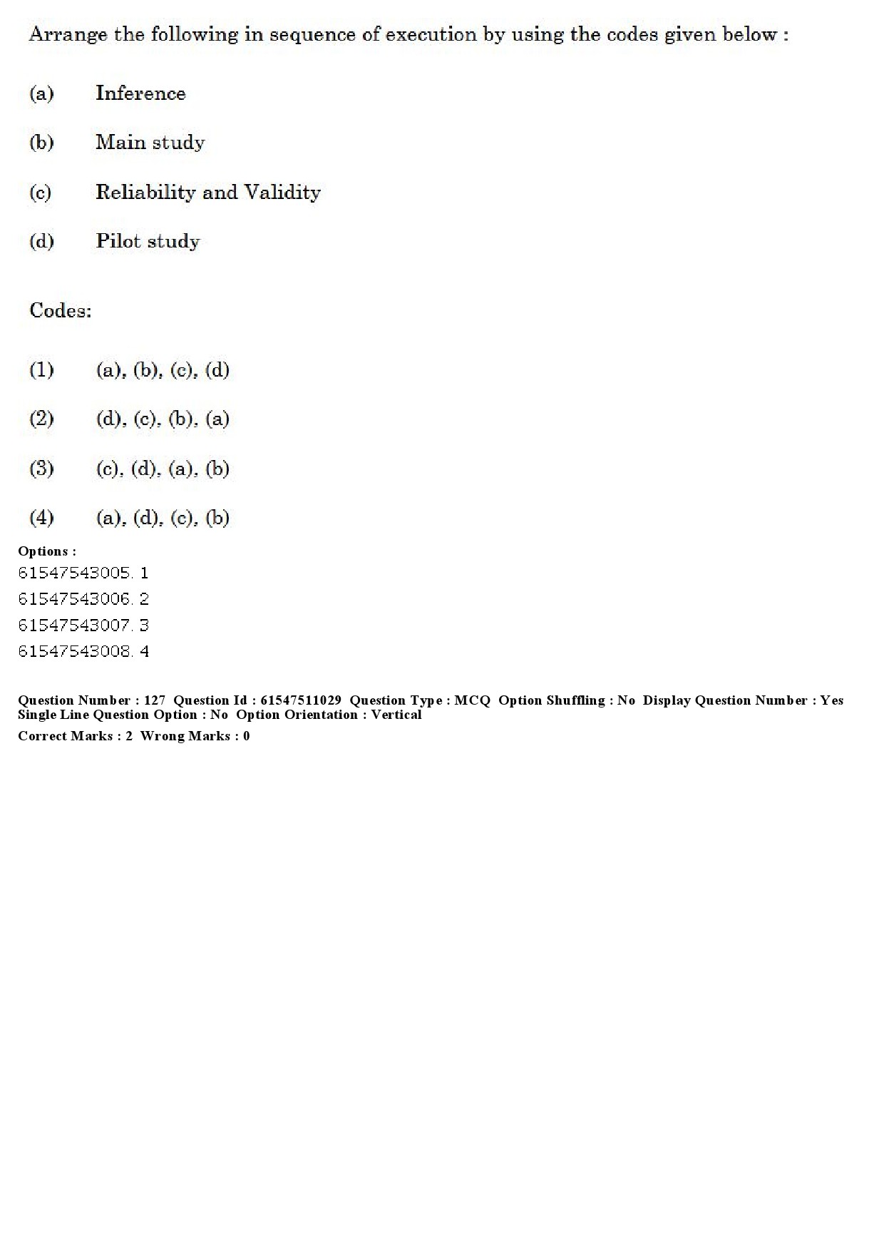 UGC NET Criminology Question Paper December 2019 128