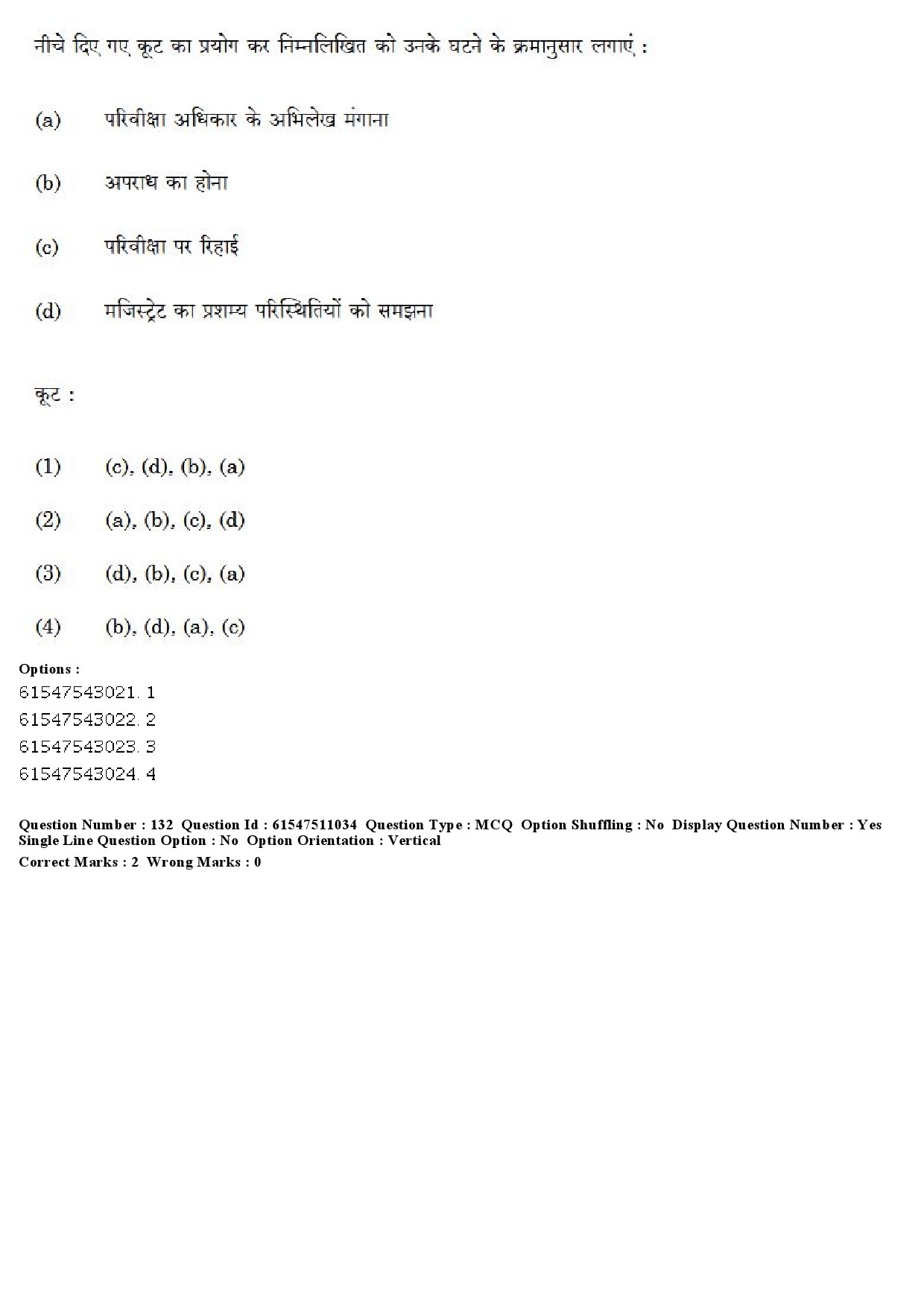 UGC NET Criminology Question Paper December 2019 137