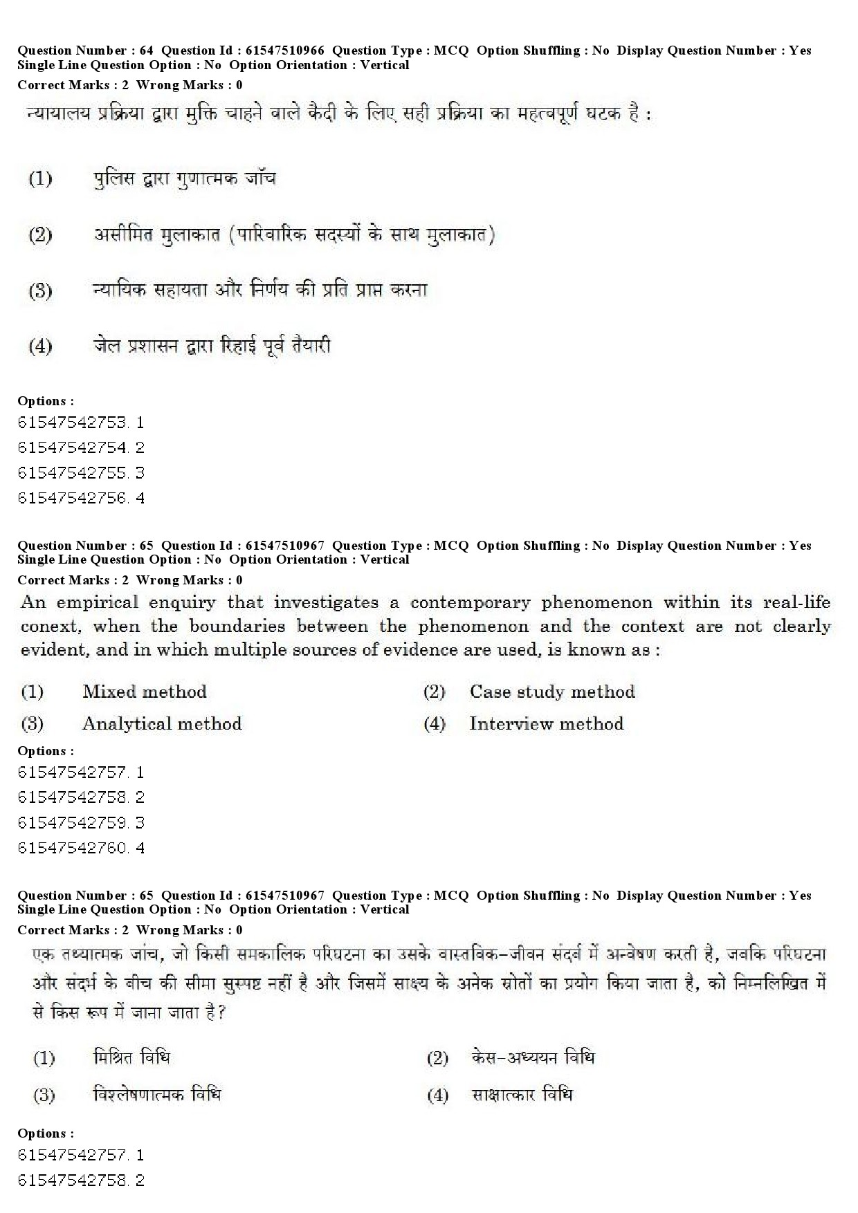 UGC NET Criminology Question Paper December 2019 51