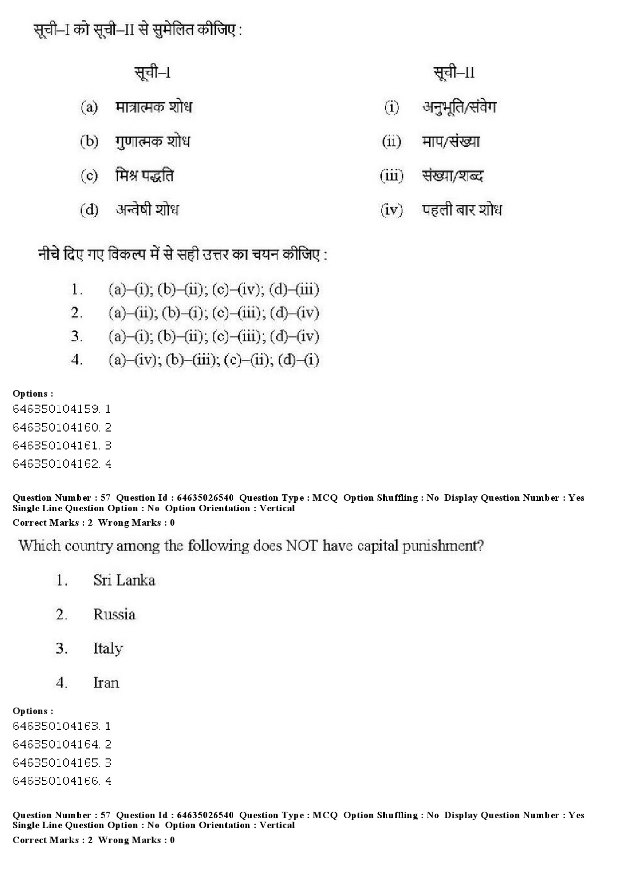 UGC NET Criminology Question Paper June 2019 49