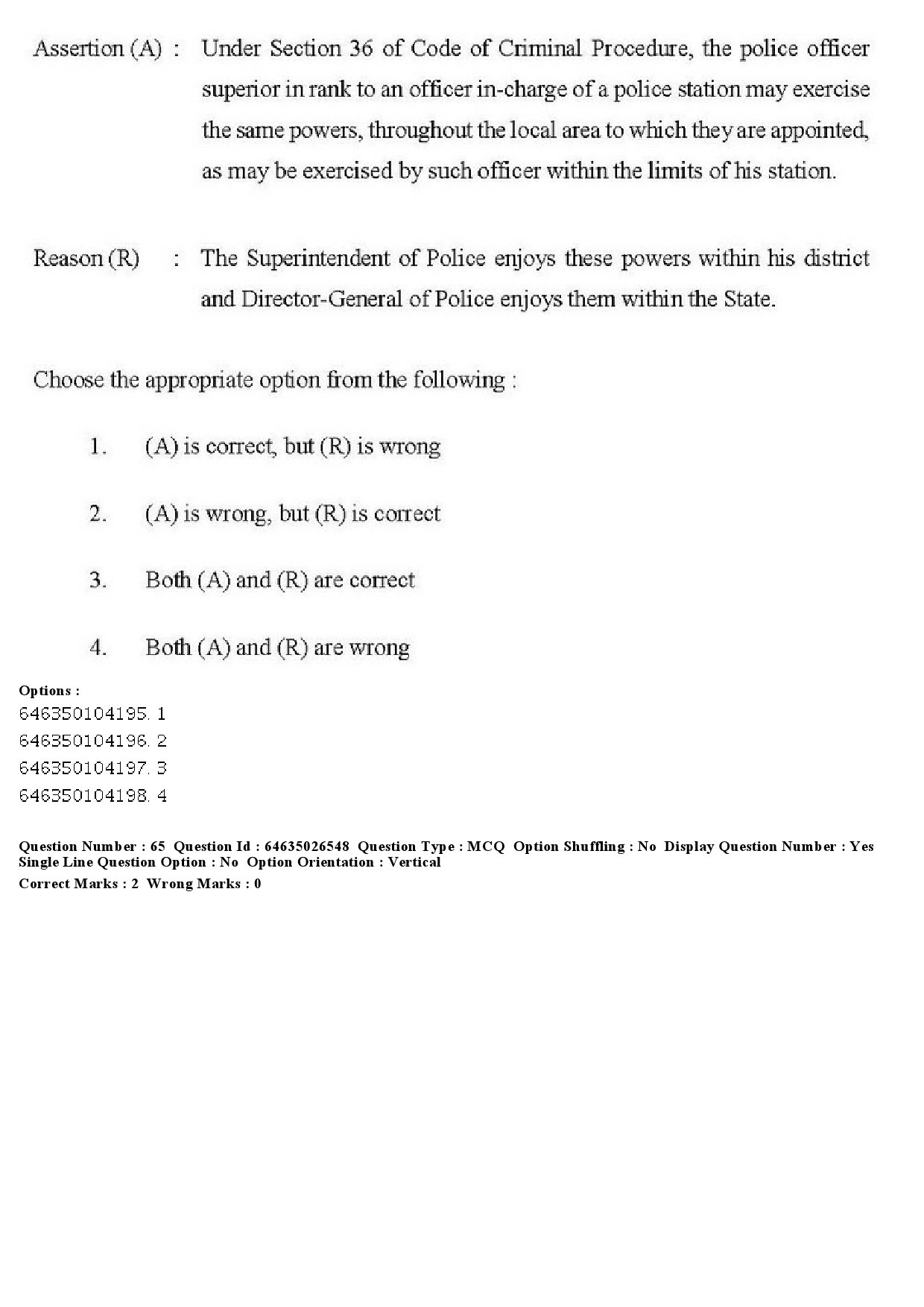 UGC NET Criminology Question Paper June 2019 59