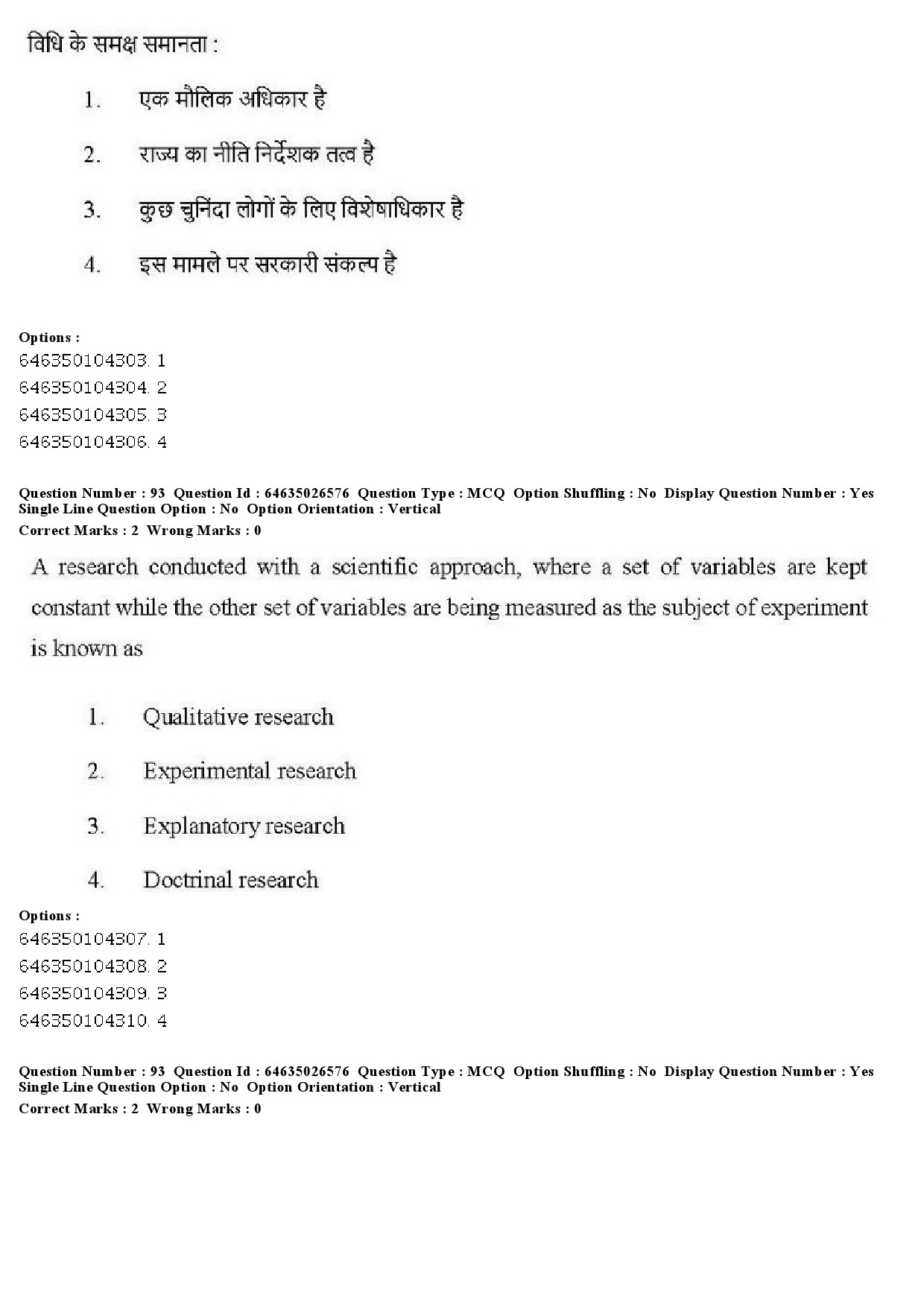 UGC NET Criminology Question Paper June 2019 89