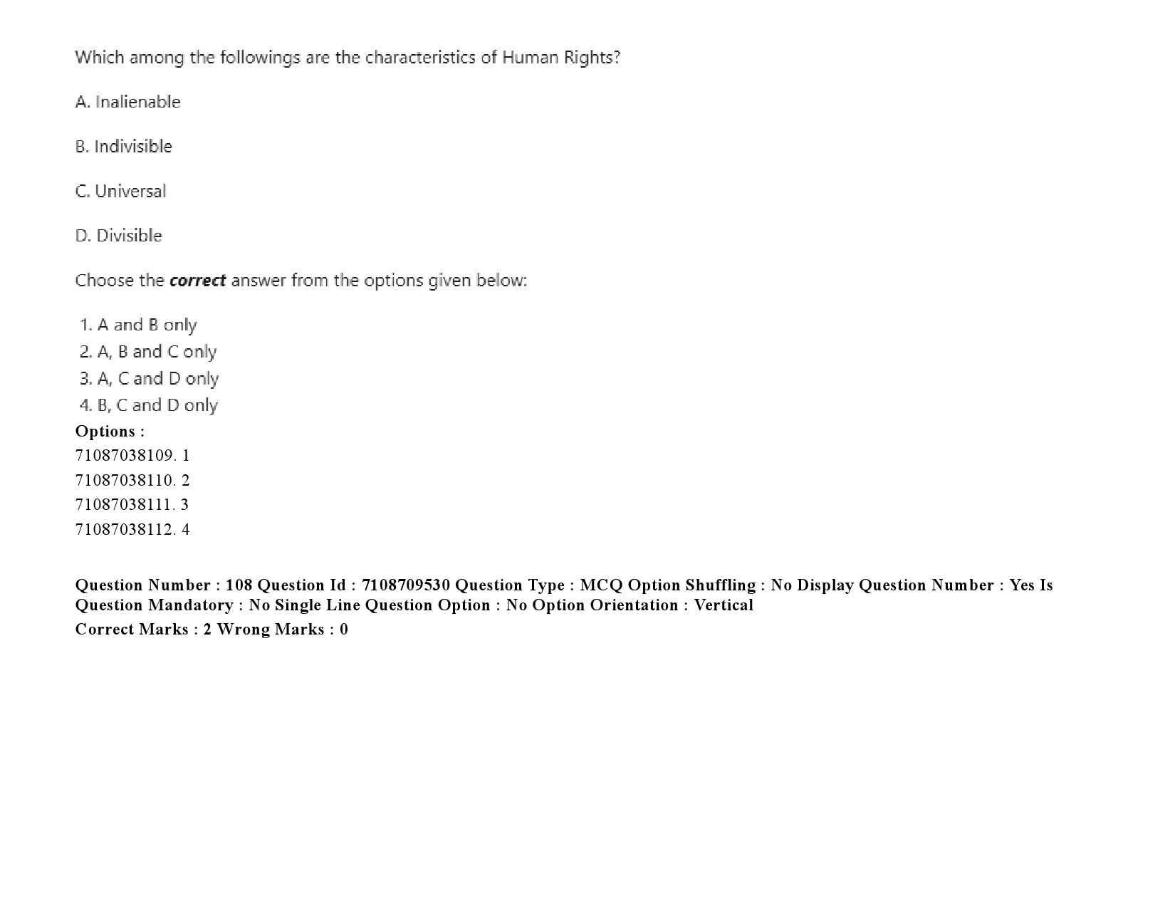 UGC NET Criminology Question Paper September 2020 150