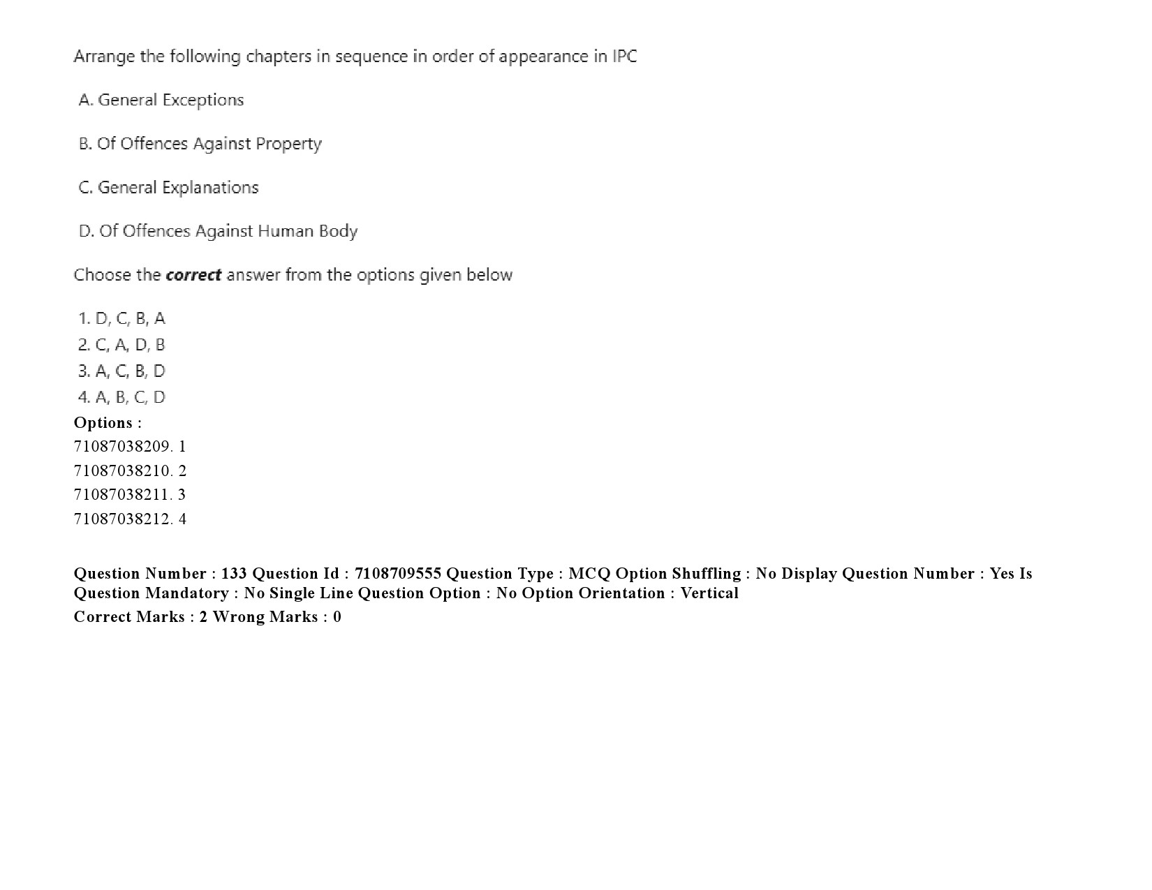 UGC NET Criminology Question Paper September 2020 200