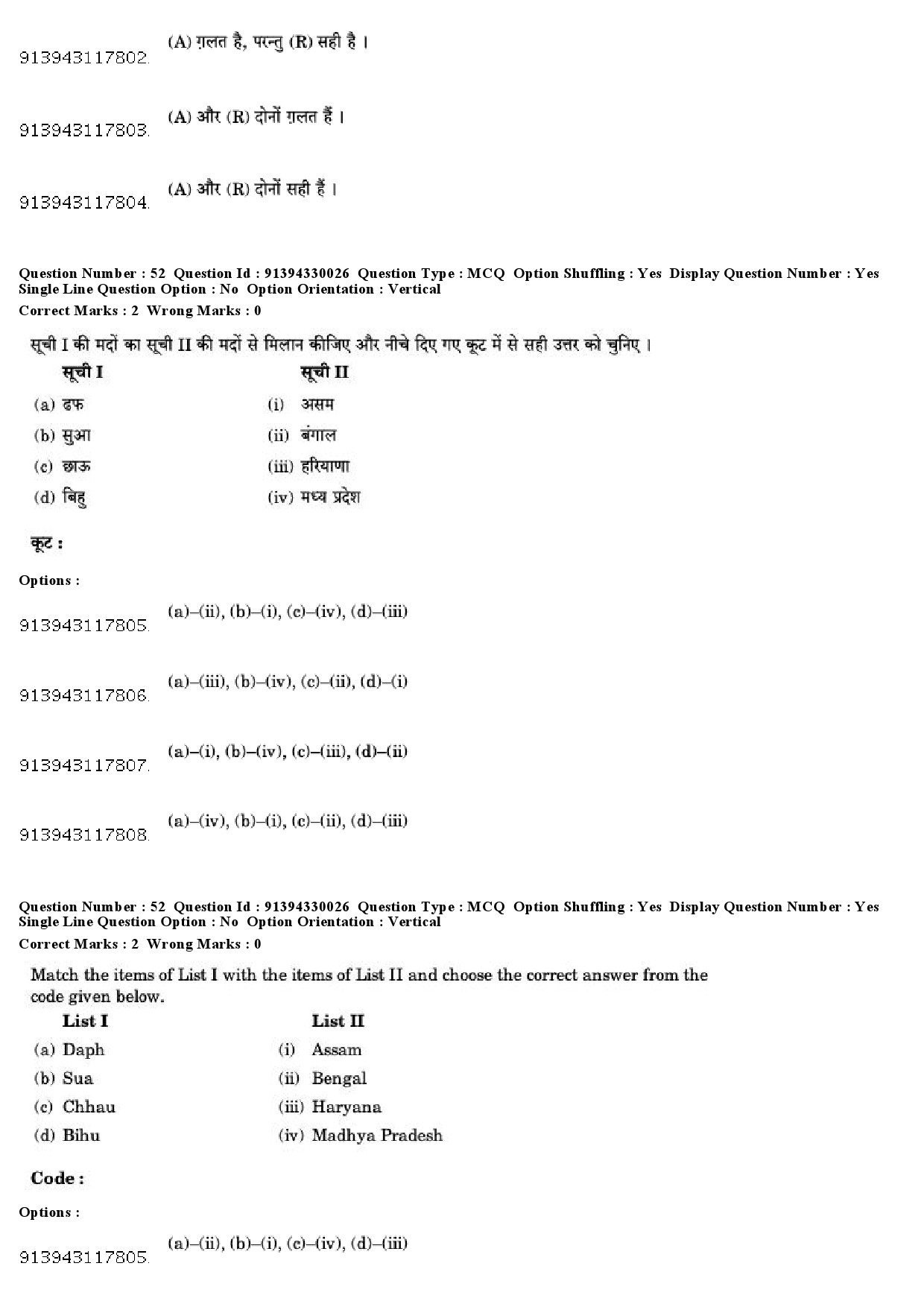 UGC NET Dance Question Paper December 2018 48