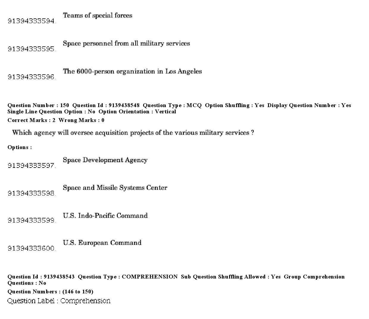 UGC NET Defence and Strategic Studies Question Paper December 2018 127