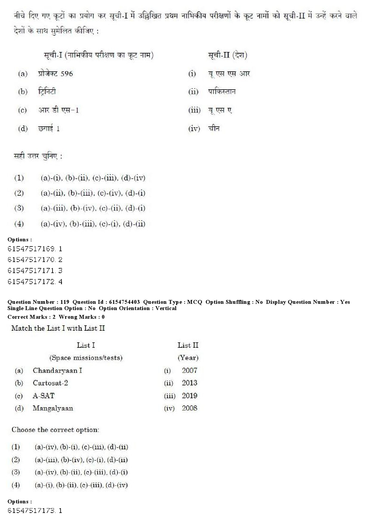 UGC NET Defence and Strategic Studies Question Paper December 2019 110