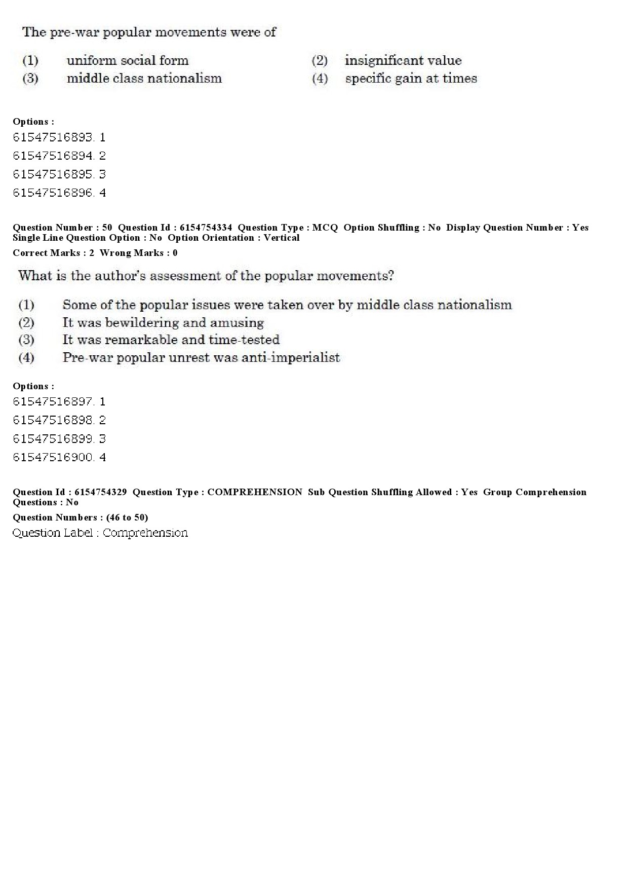 UGC NET Defence and Strategic Studies Question Paper December 2019 42