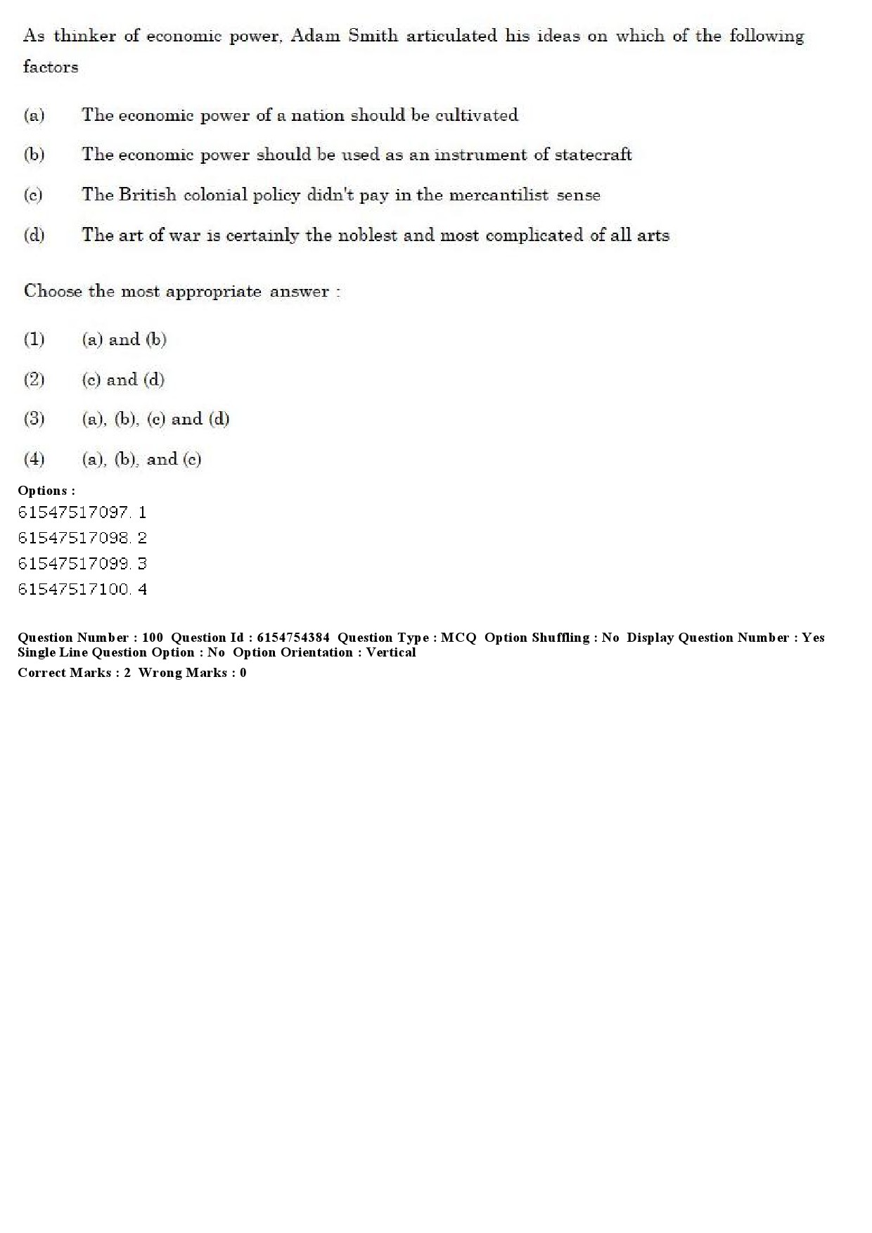 UGC NET Defence and Strategic Studies Question Paper December 2019 84