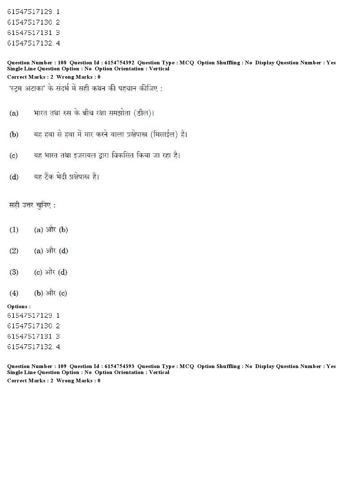 UGC NET Defence and Strategic Studies Question Paper December 2019 96