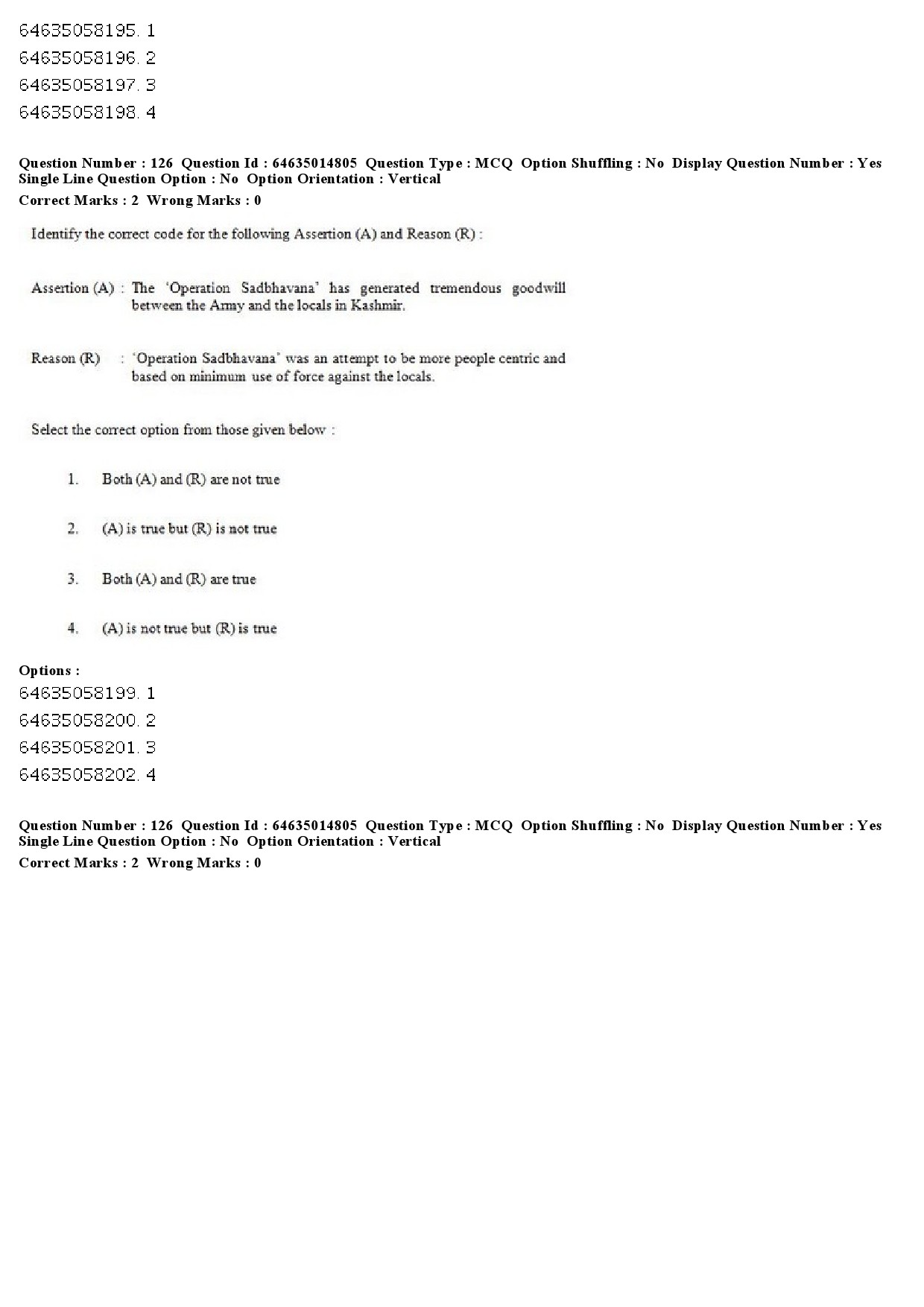 UGC NET Defence and Strategic Studies Question Paper June 2019 100