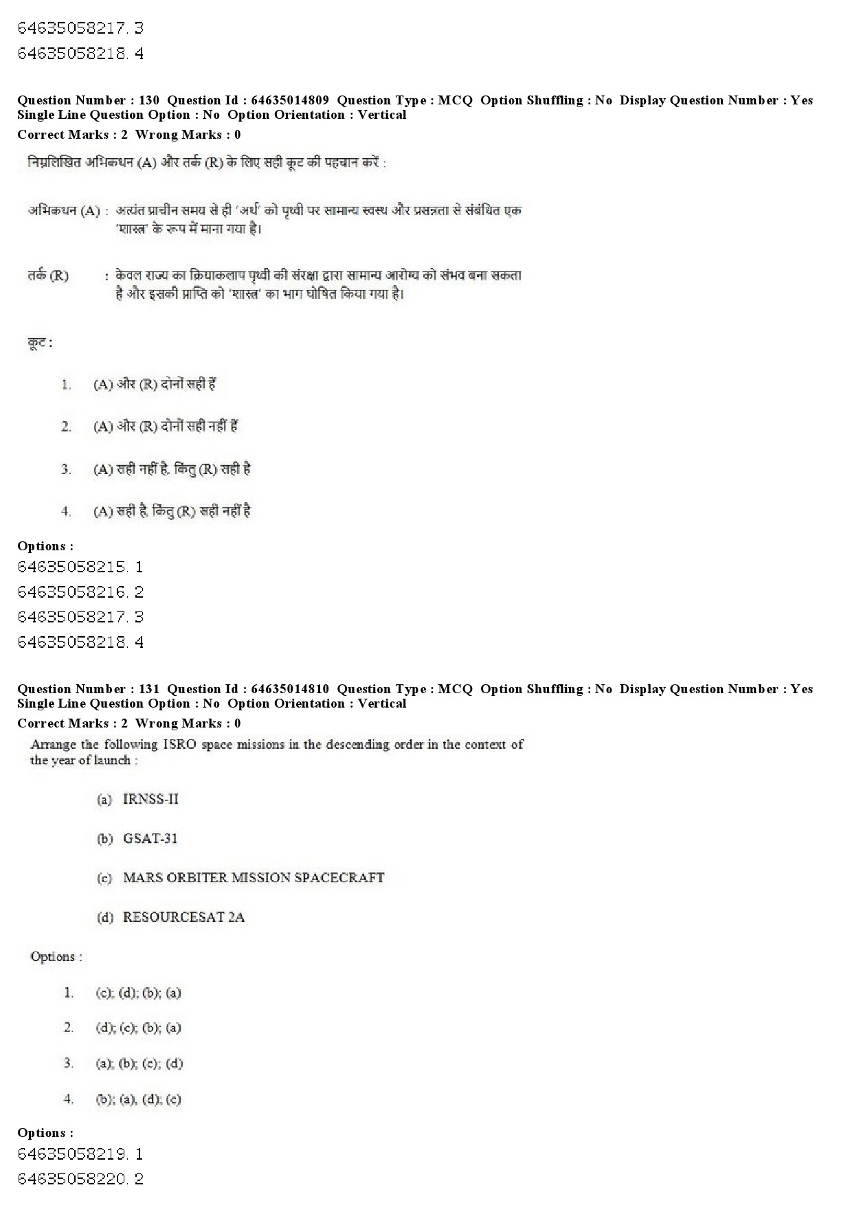 UGC NET Defence and Strategic Studies Question Paper June 2019 105