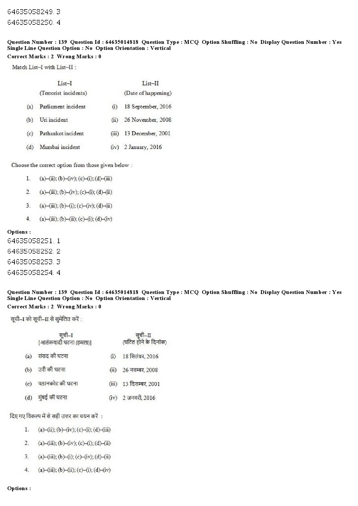 UGC NET Defence and Strategic Studies Question Paper June 2019 114