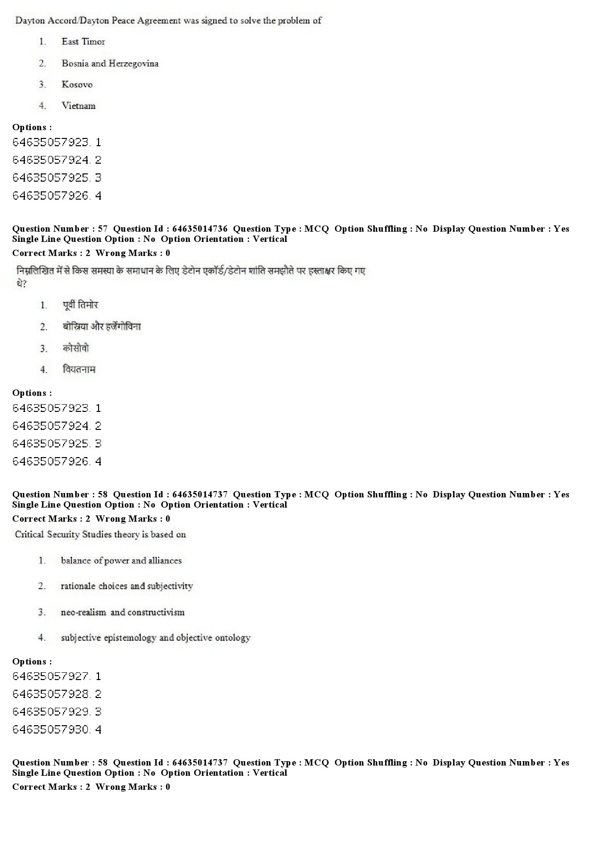 UGC NET Defence and Strategic Studies Question Paper June 2019 53