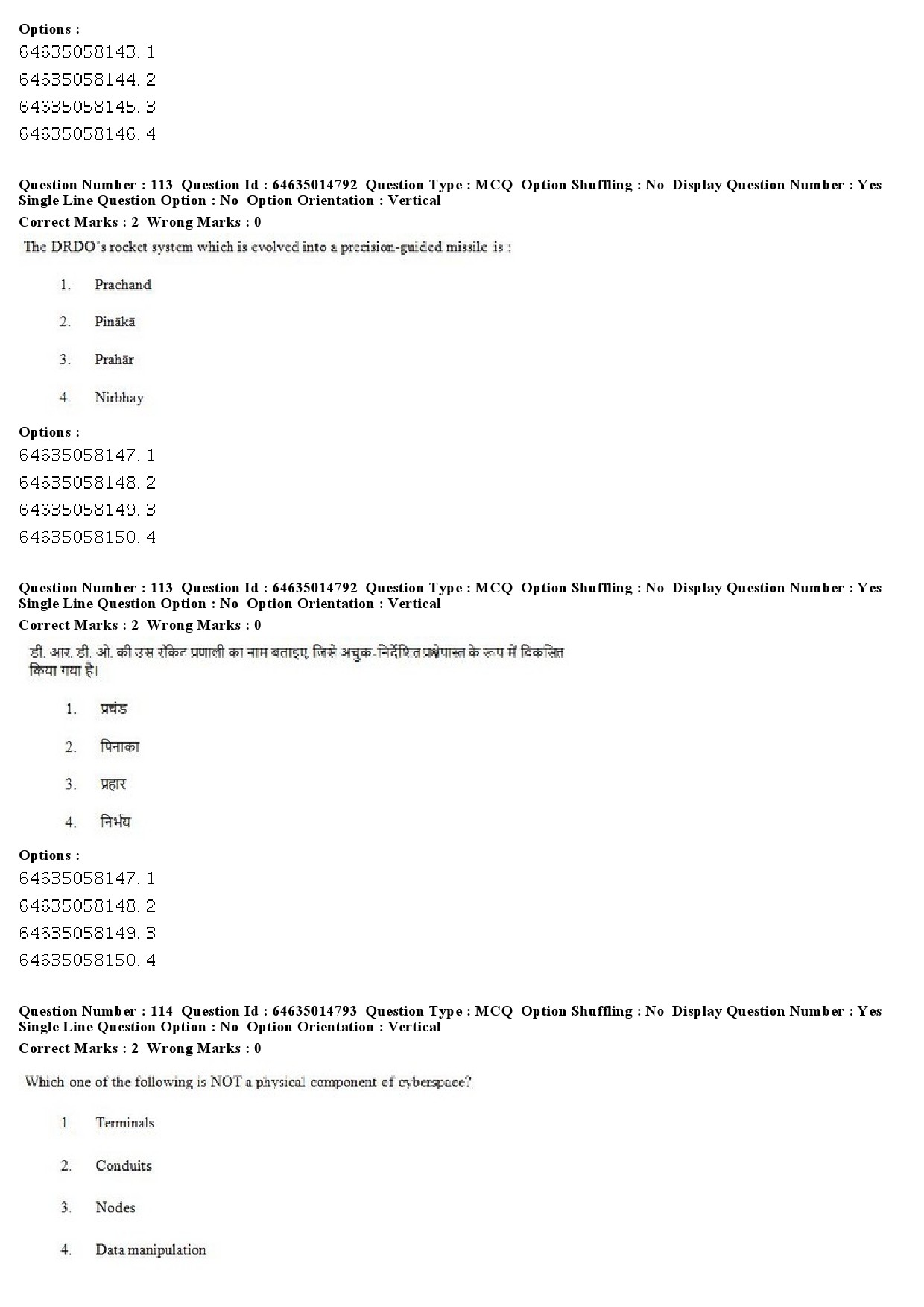 UGC NET Defence and Strategic Studies Question Paper June 2019 91