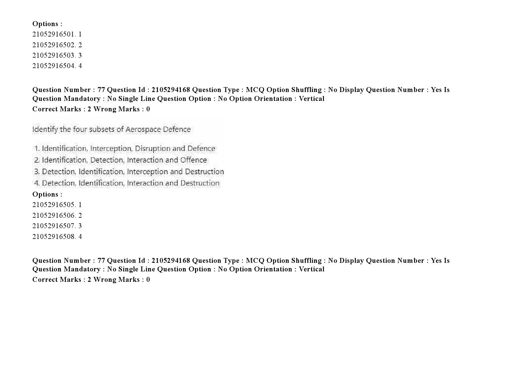 UGC NET Defence and Strategic Studies Question Paper September 2020 104