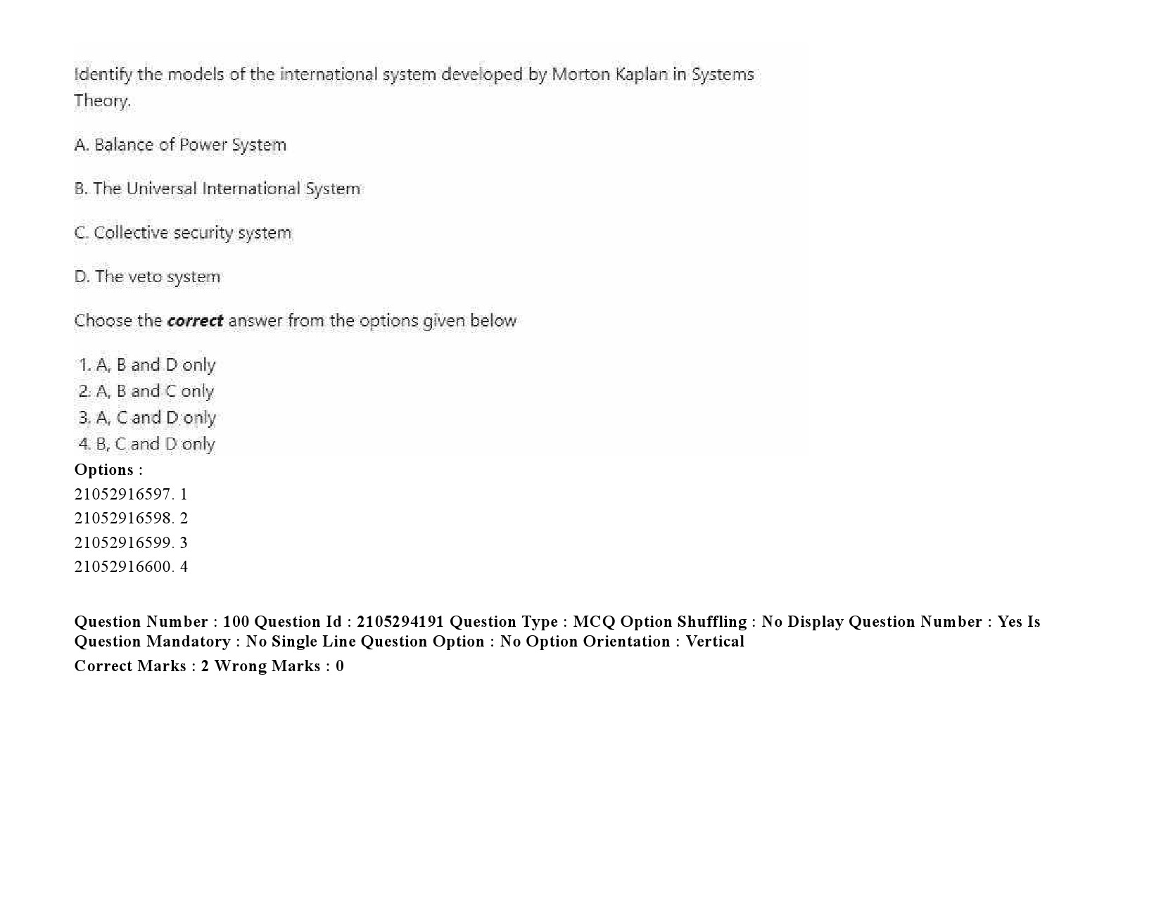 UGC NET Defence and Strategic Studies Question Paper September 2020 136