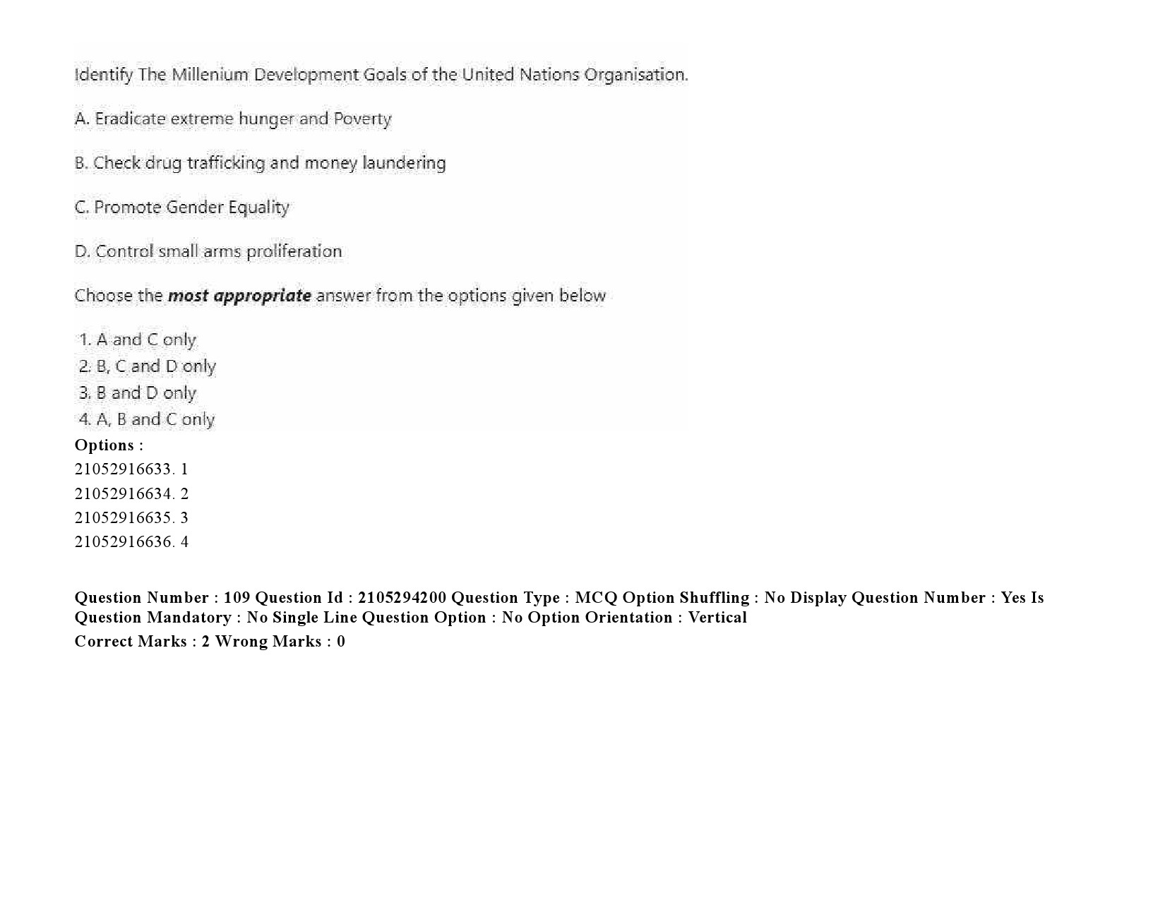 UGC NET Defence and Strategic Studies Question Paper September 2020 154