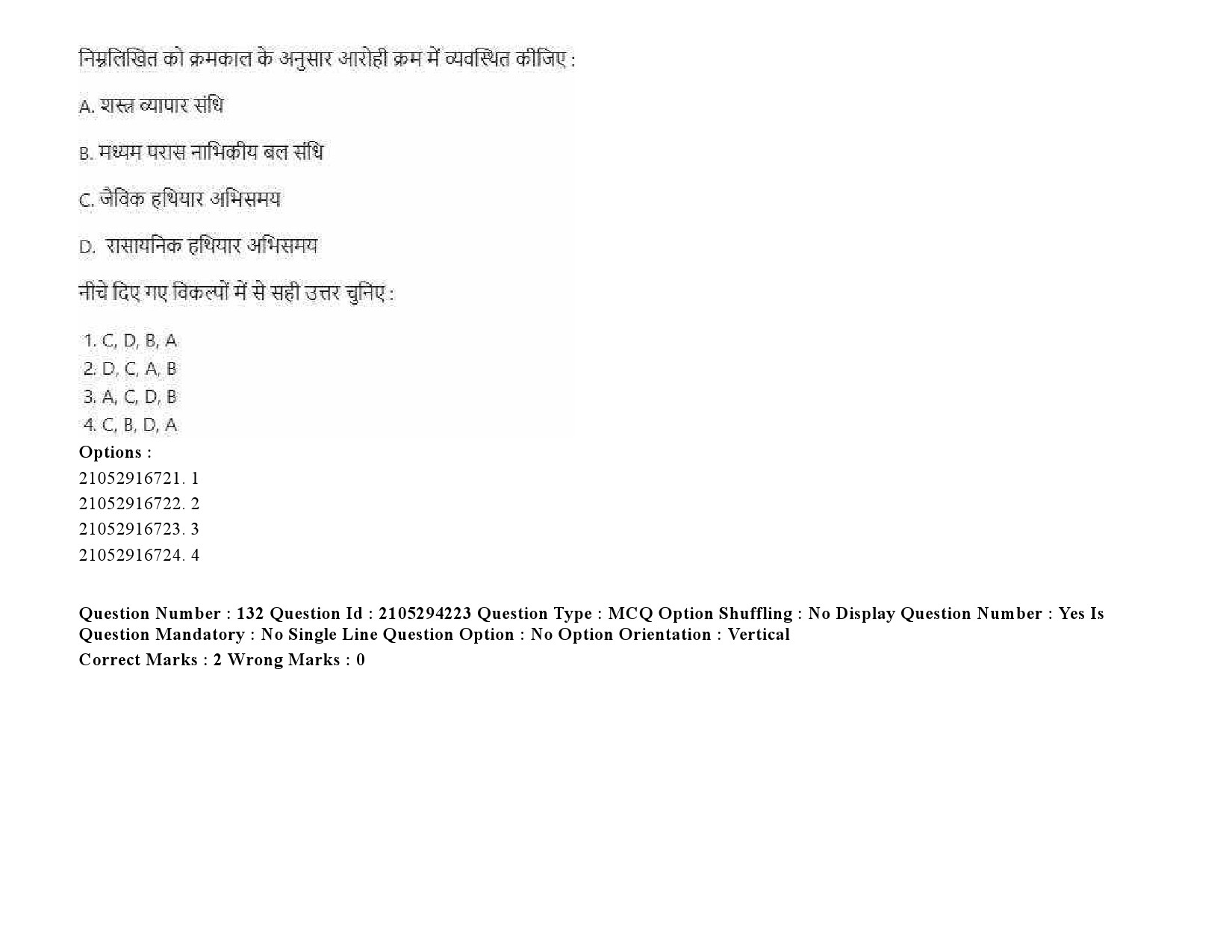 UGC NET Defence and Strategic Studies Question Paper September 2020 199