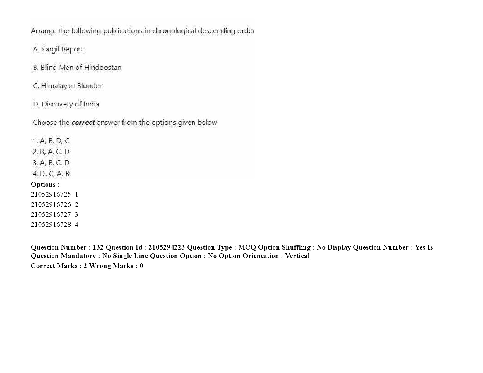 UGC NET Defence and Strategic Studies Question Paper September 2020 200